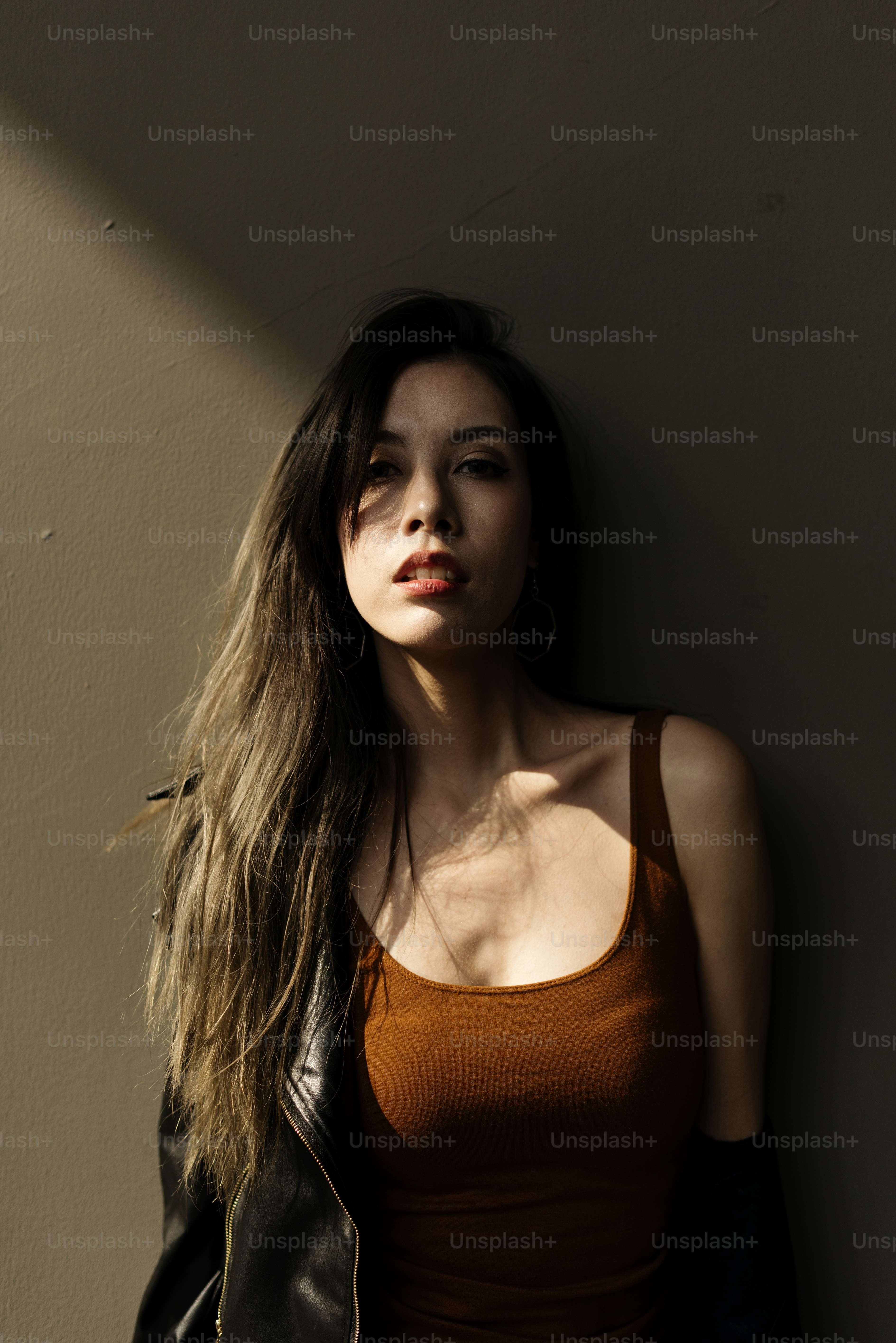 Sesión fotográfica de moda de estilo de vida de mujer
