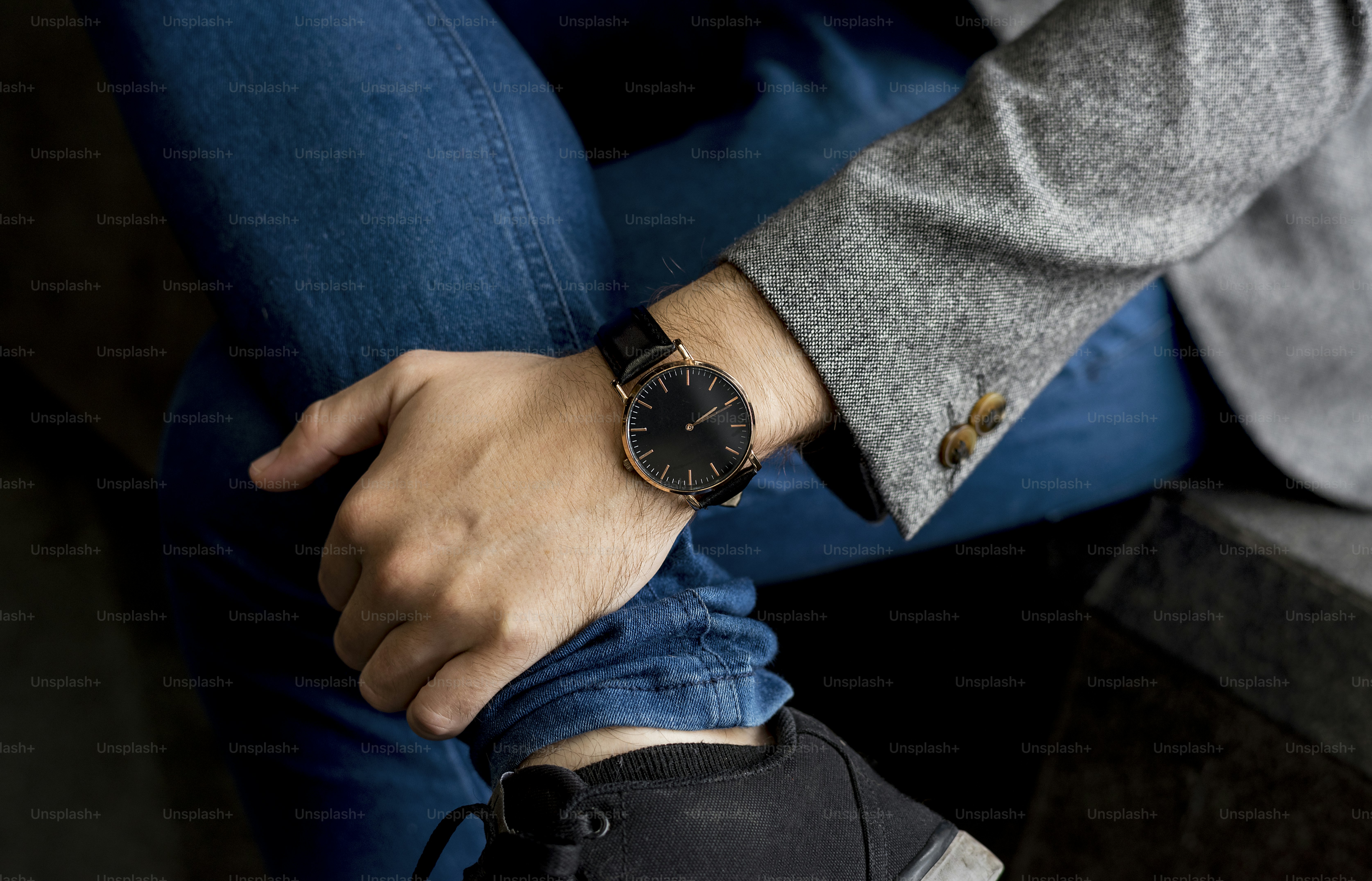 Man waiting for someone to come