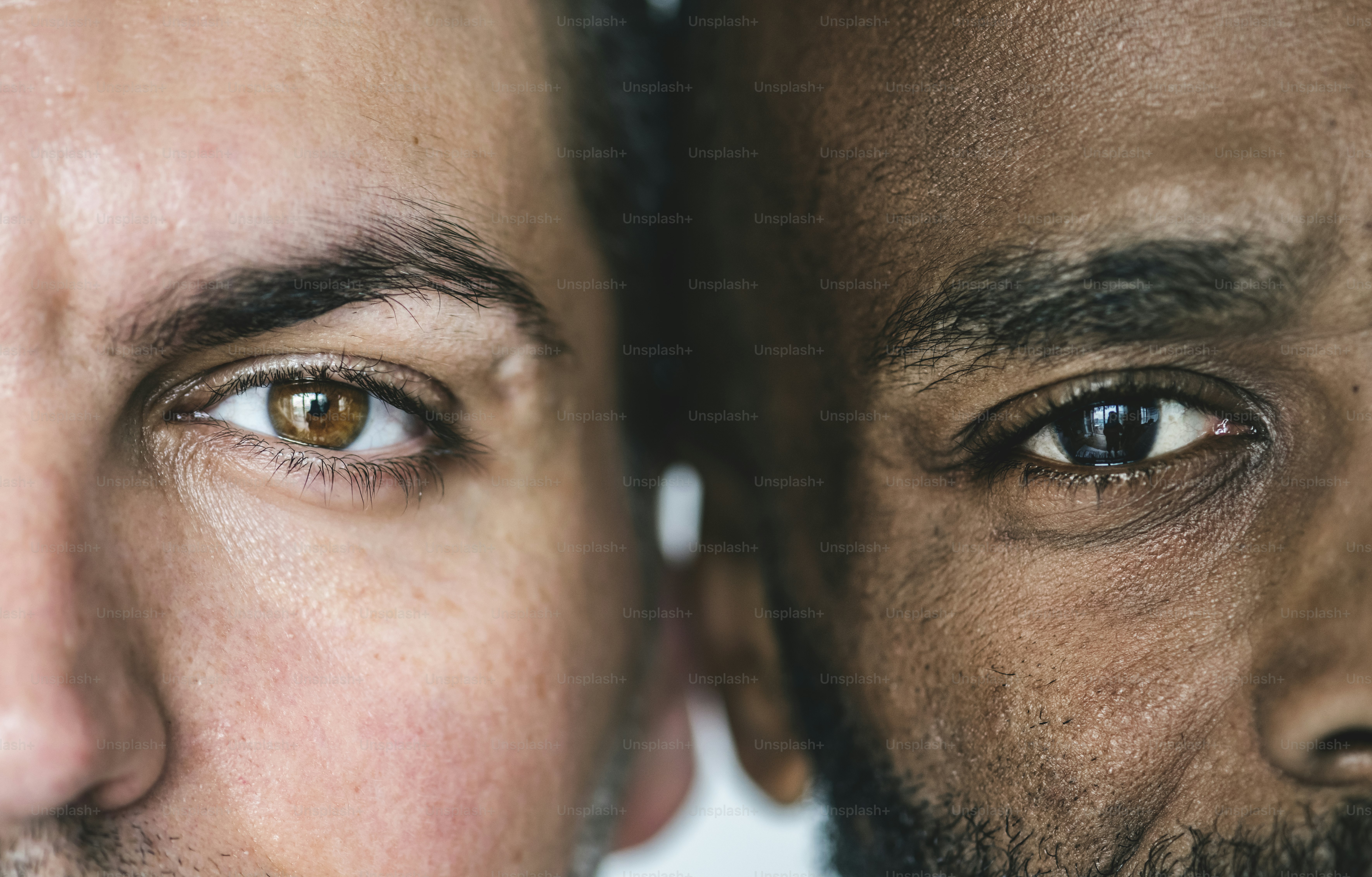 Dos hombres étnicos diferentes ojos de cerca foto – Imagen de Adulto en  Unsplash, image size:3000x1918