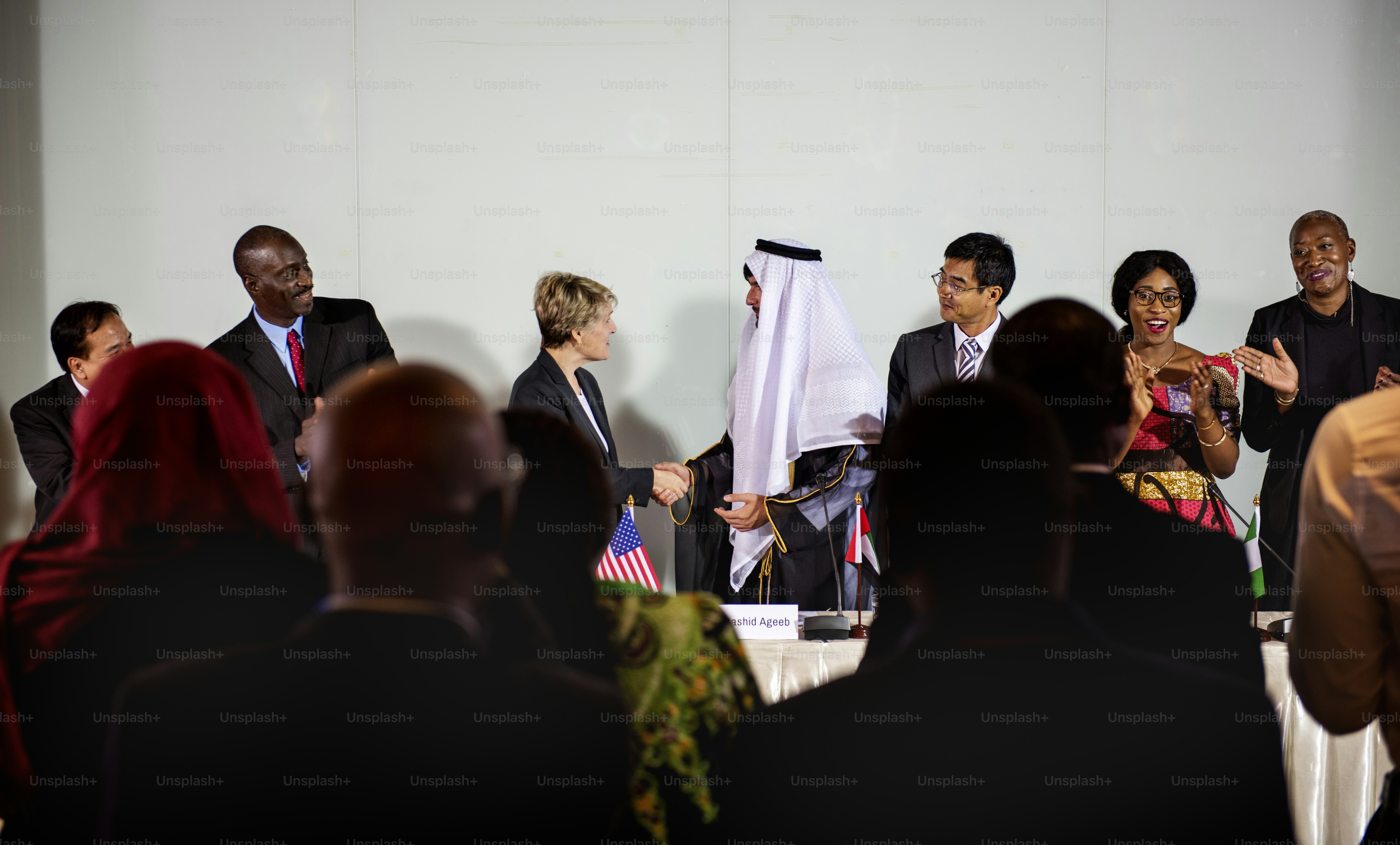 Acuerdo de apretón de manos Asociación de la Conferencia de Diversidad