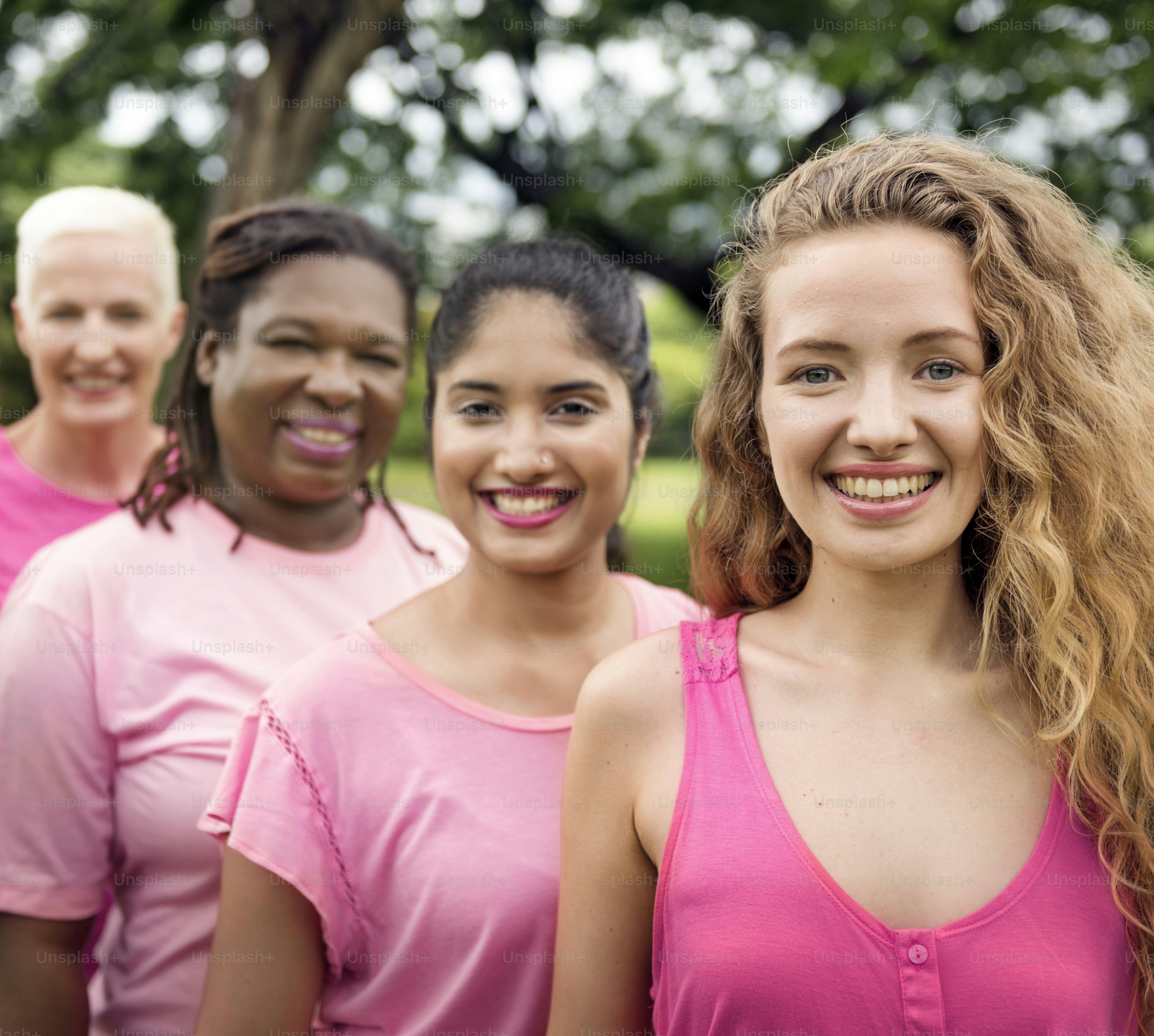 Frauen Brustkrebs unterstützen Charity-Konzept