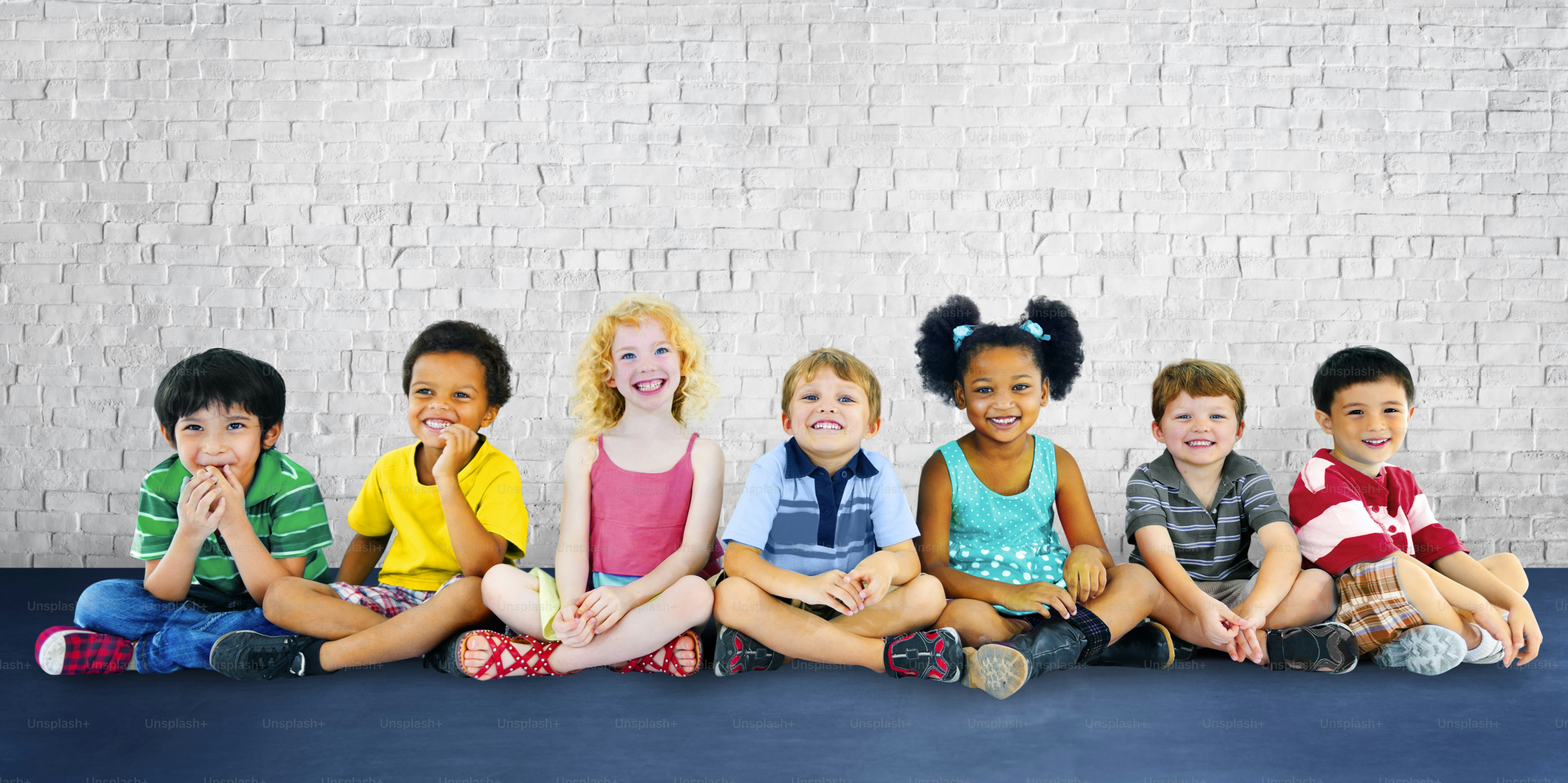 Children Kids Happiness Multiethnic Group Cheerful Concept