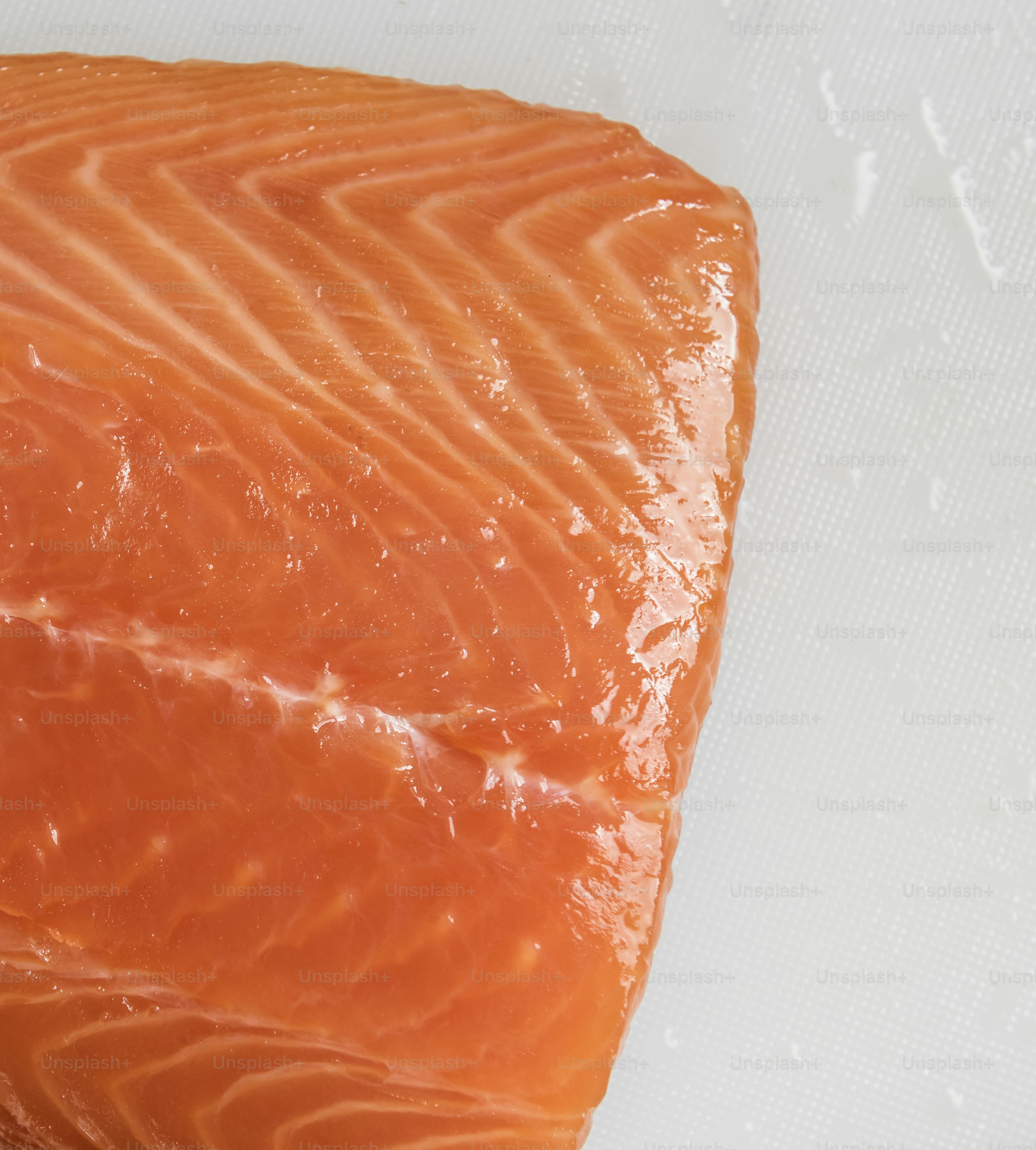 Fresh raw salmon food photography recipe idea