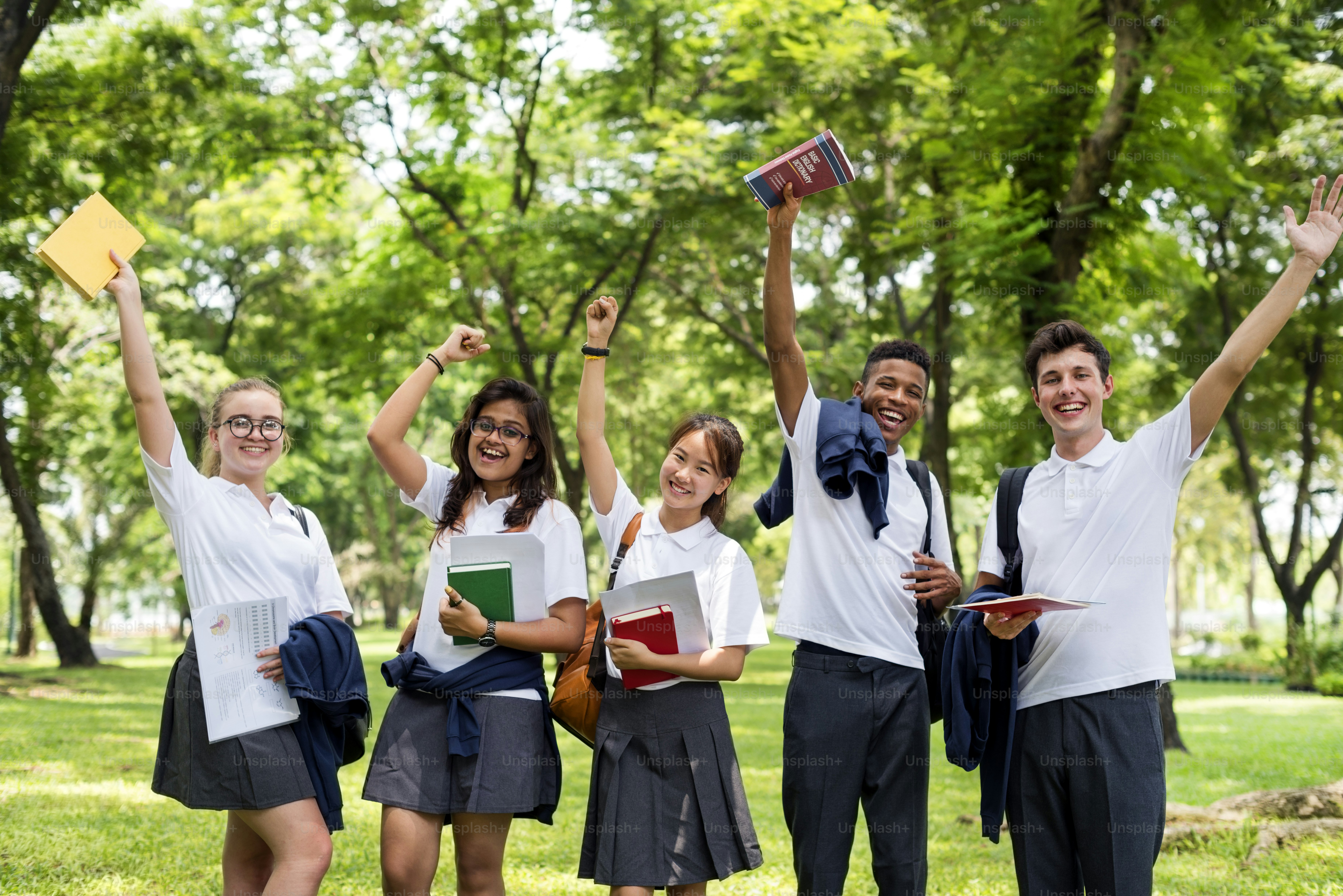 Student Study Uniform Book College Book Teen Concept