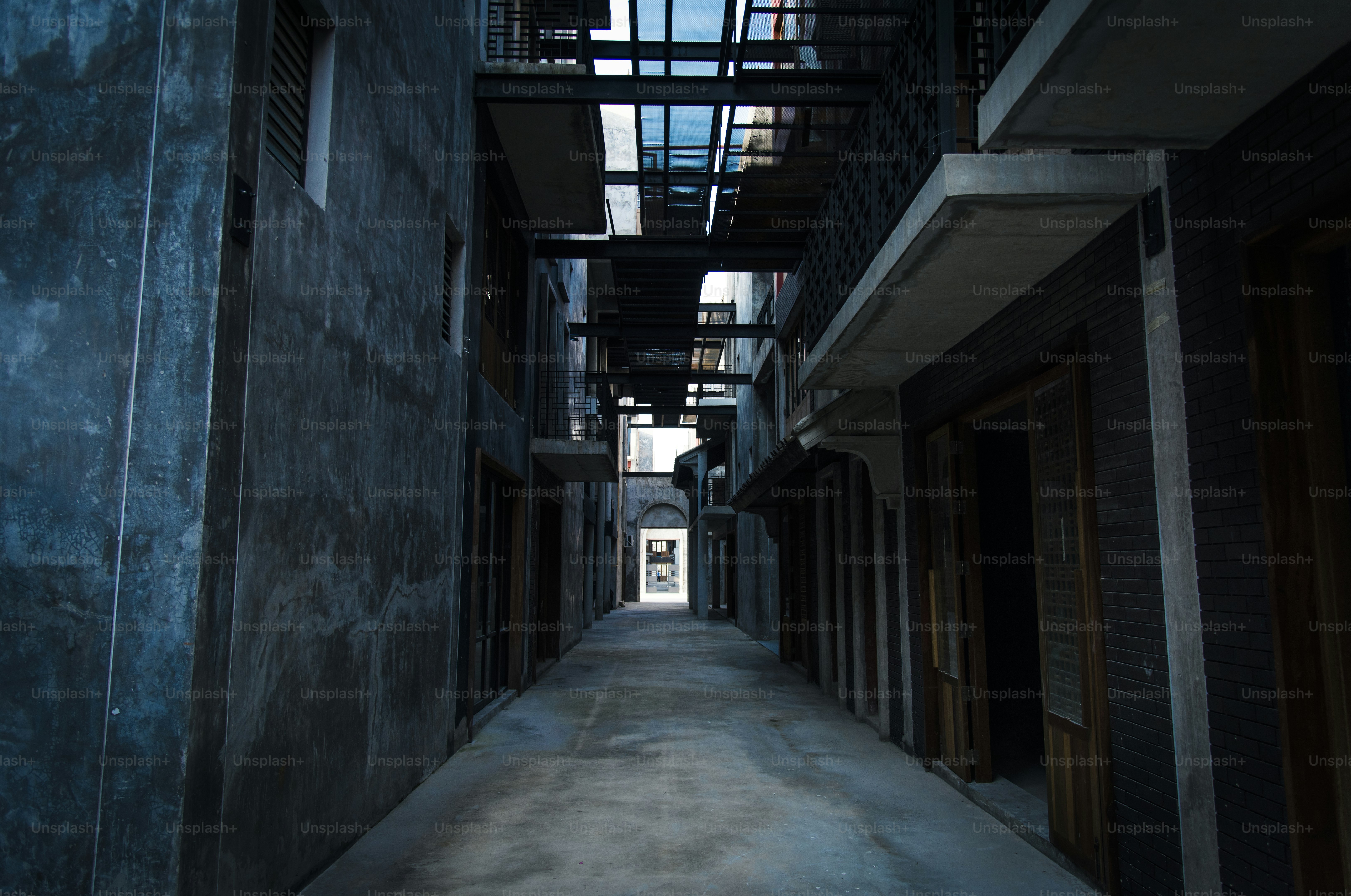 バンコク市内の路地