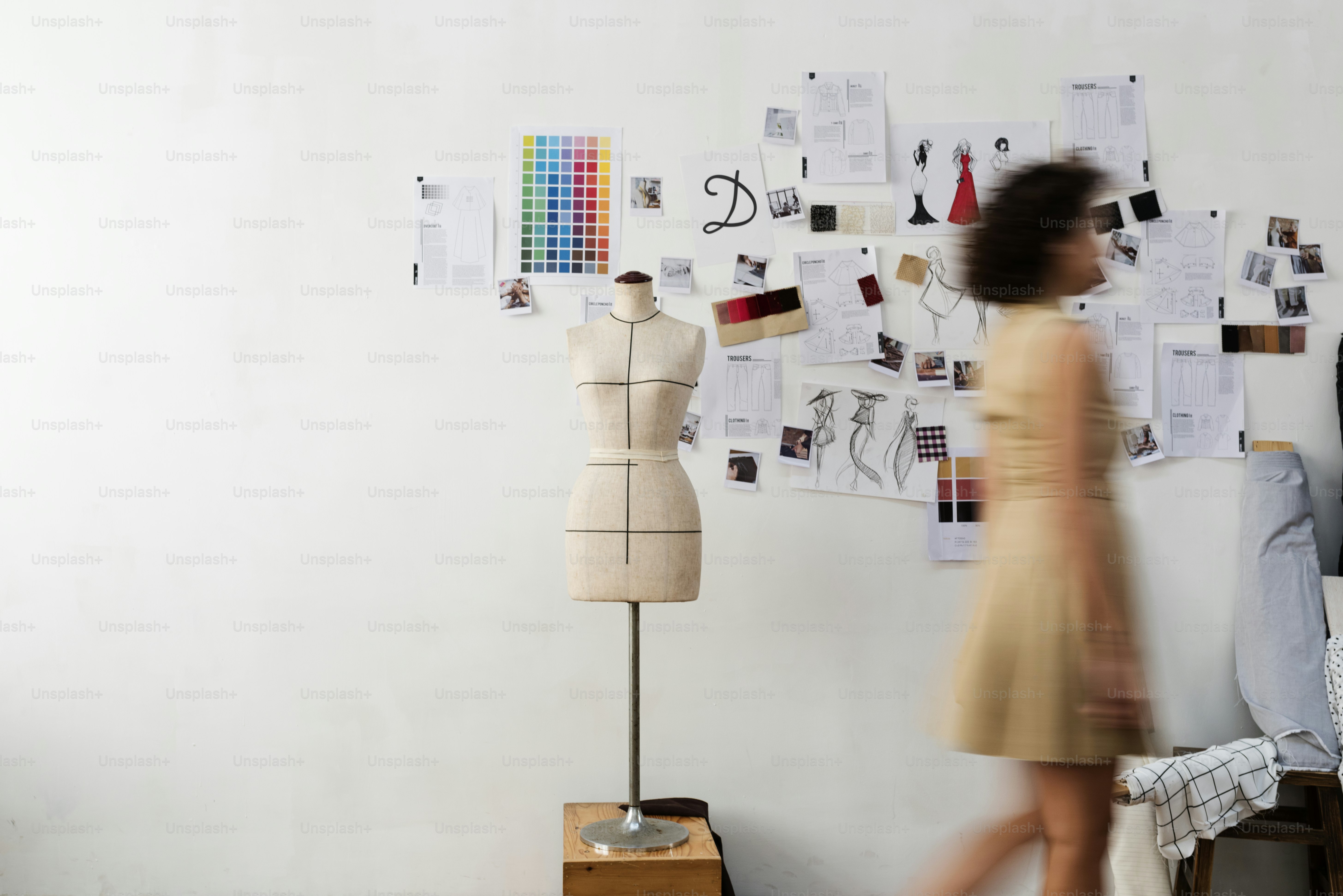 Lieu de travail pour la vue du designer