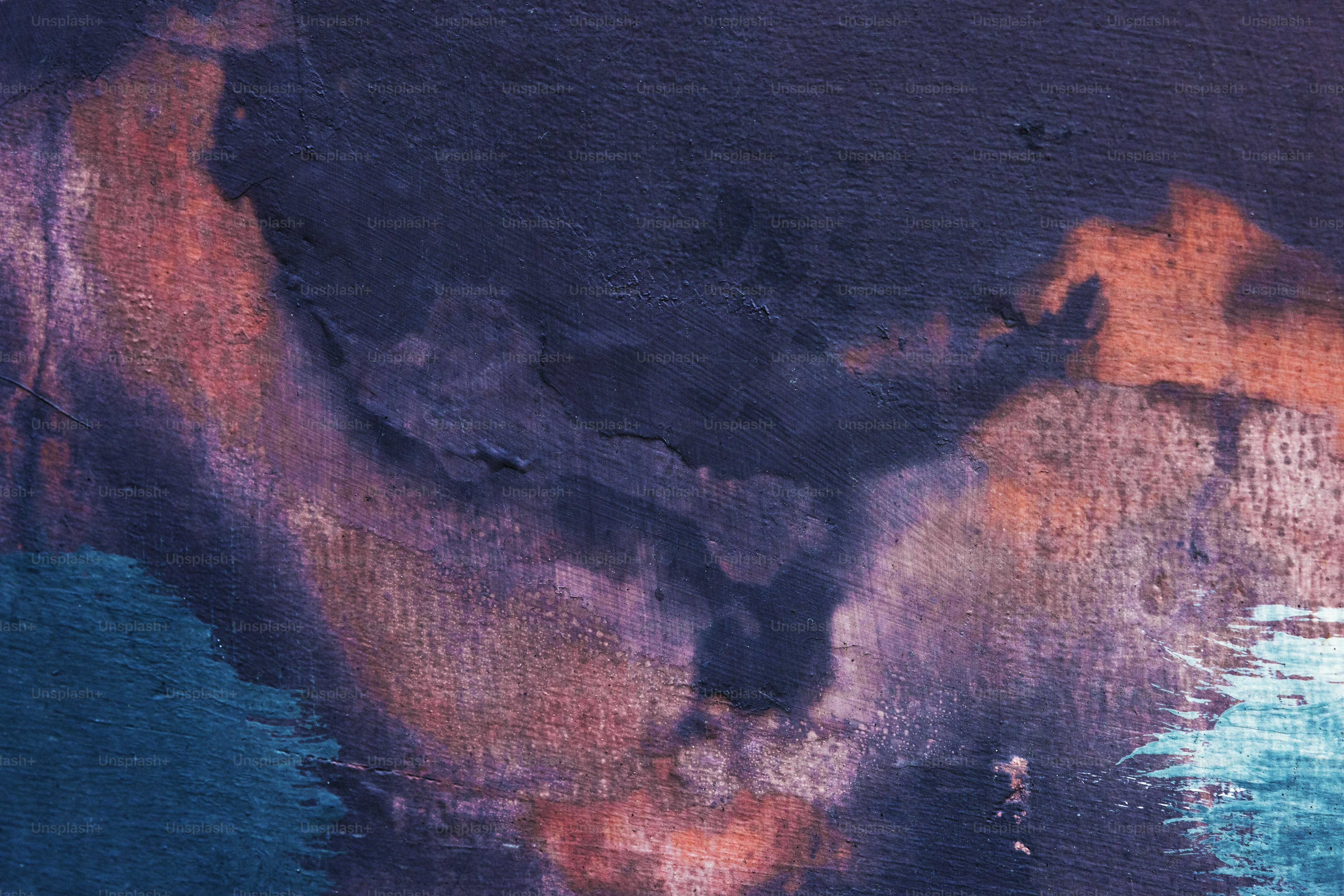 カラフルな塗装の壁紙テクスチャ背景