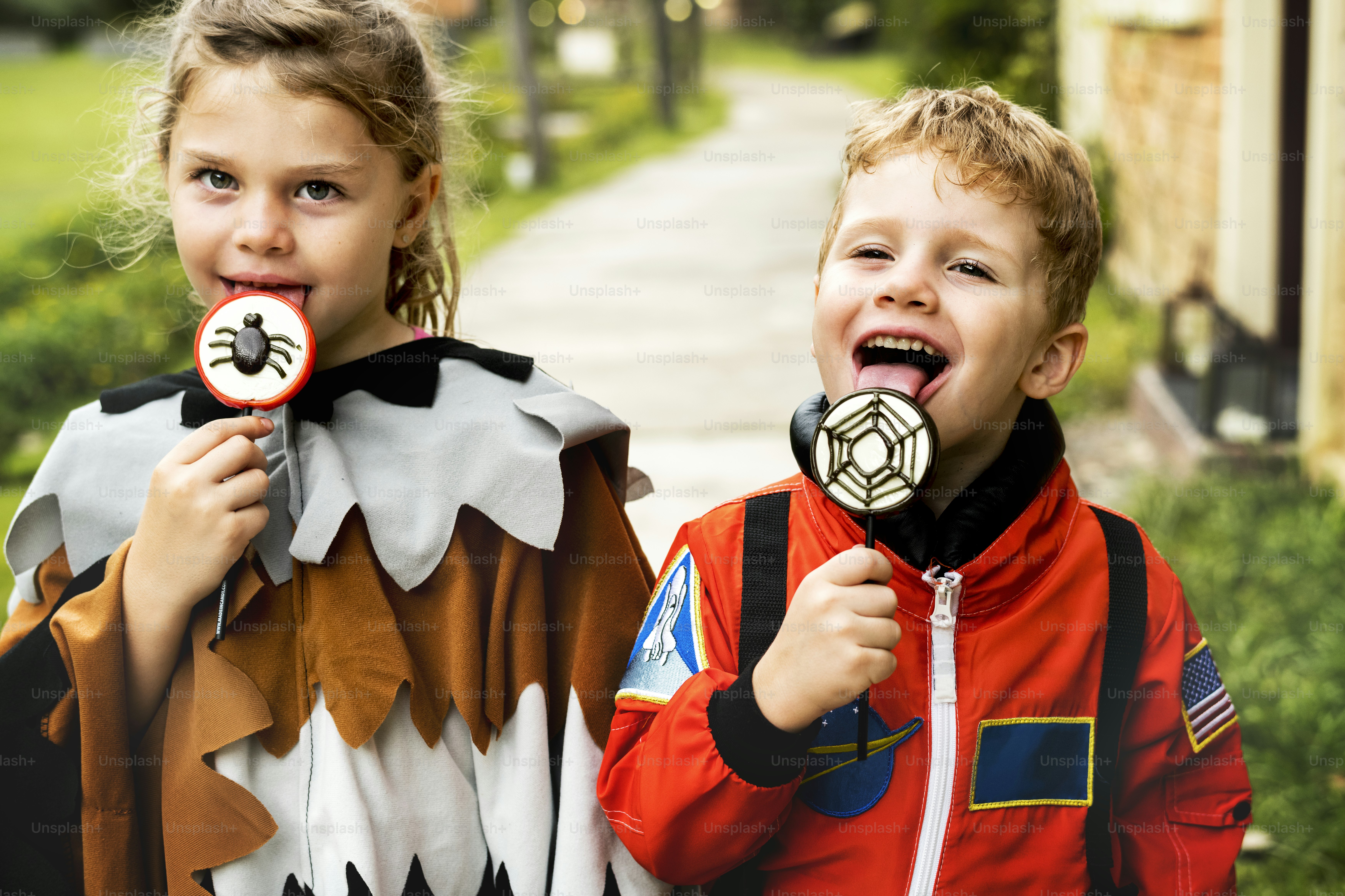 Little kids at Halloween party