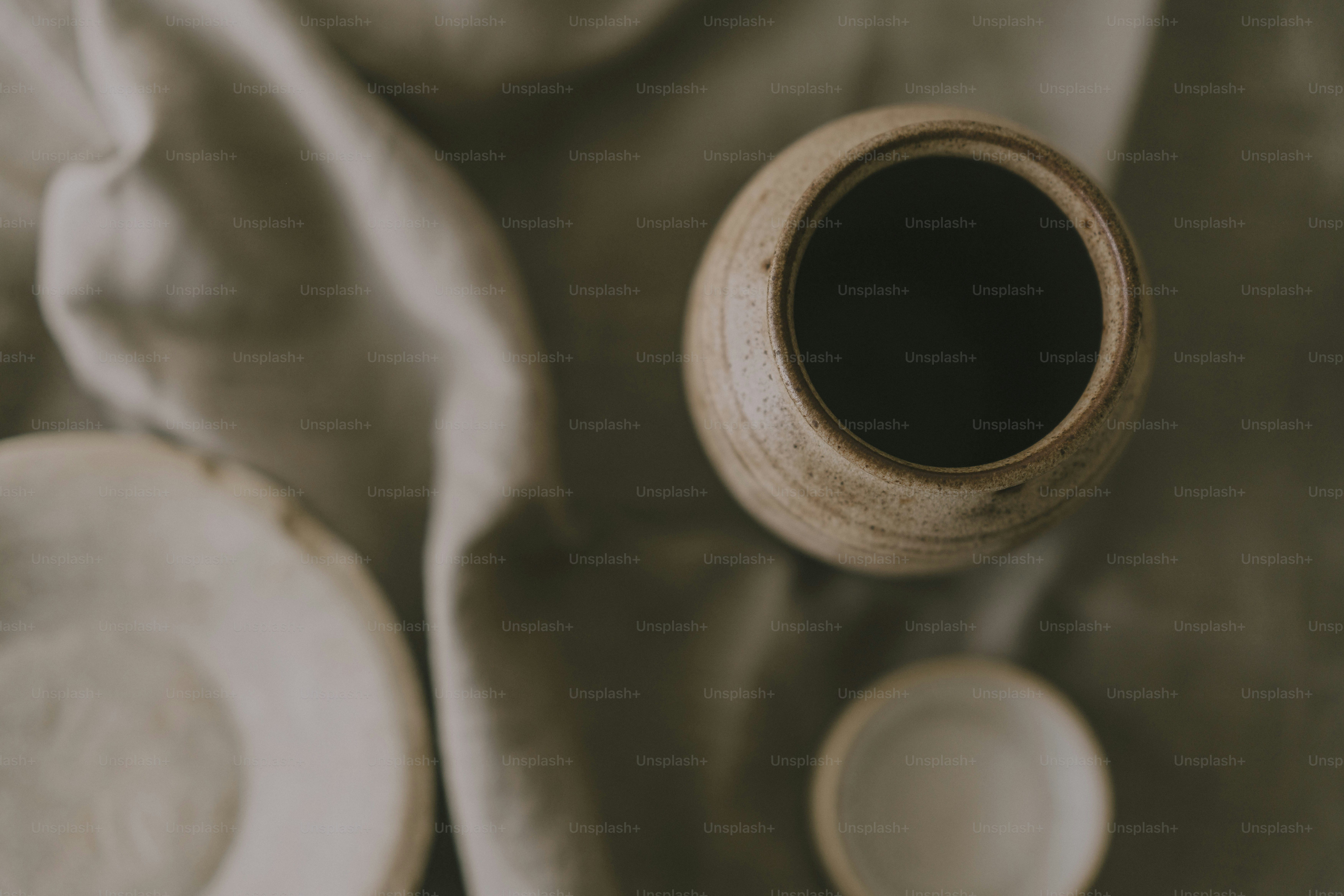 A close up of a wooden object with a cloth