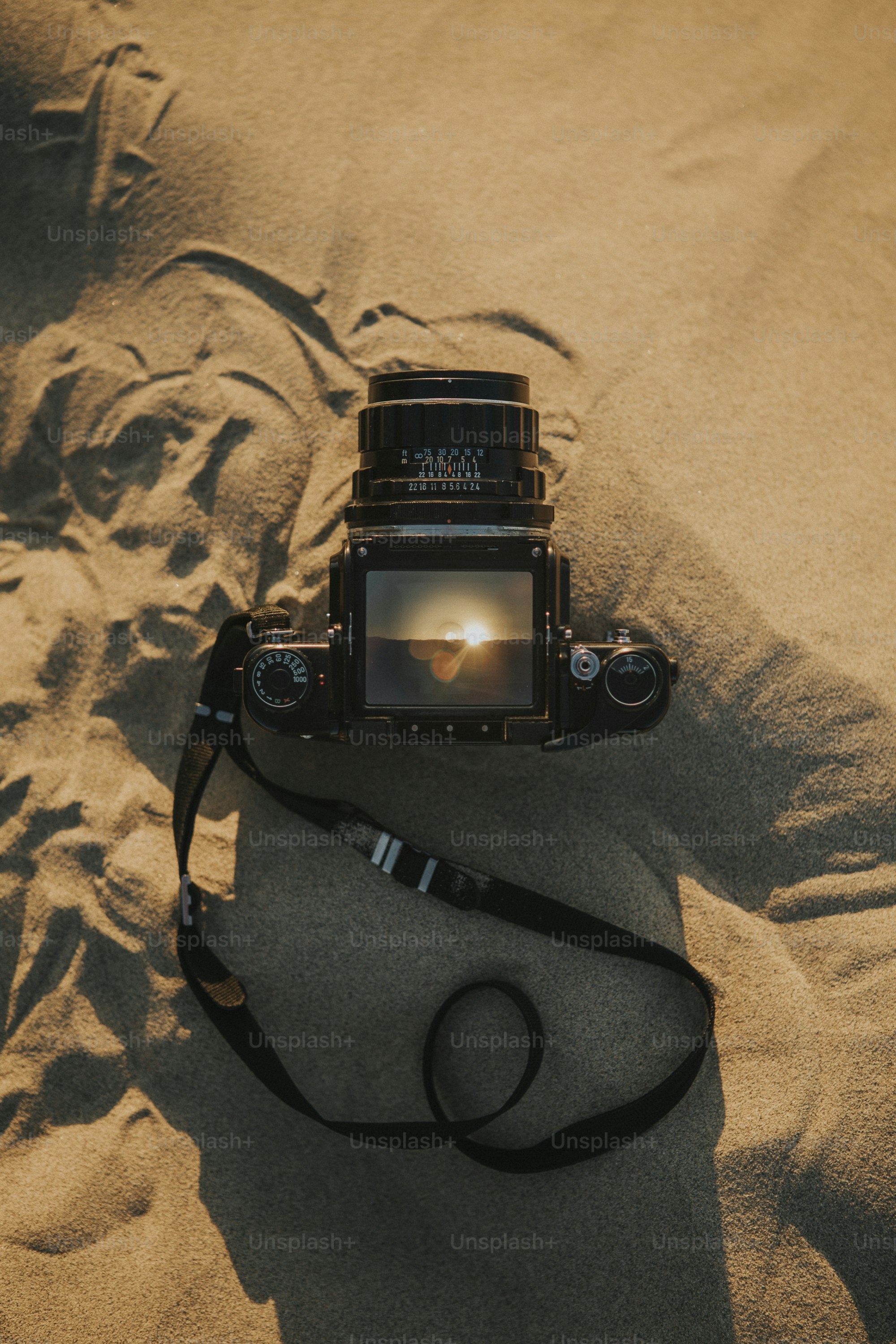 View of Death Valley in California, United States through the camera lens