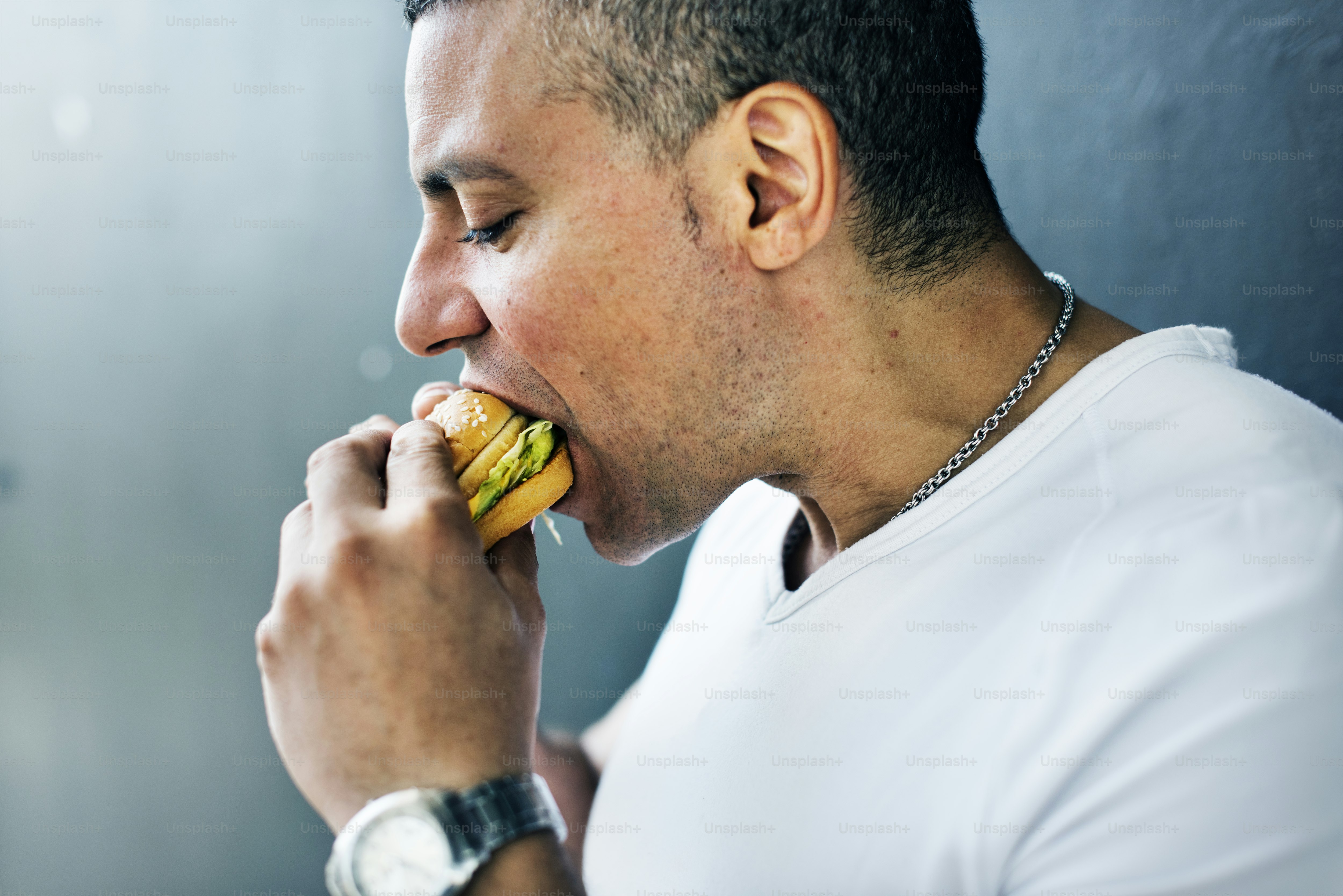 Man eating healthy food photo – Fast food Image on Unsplash