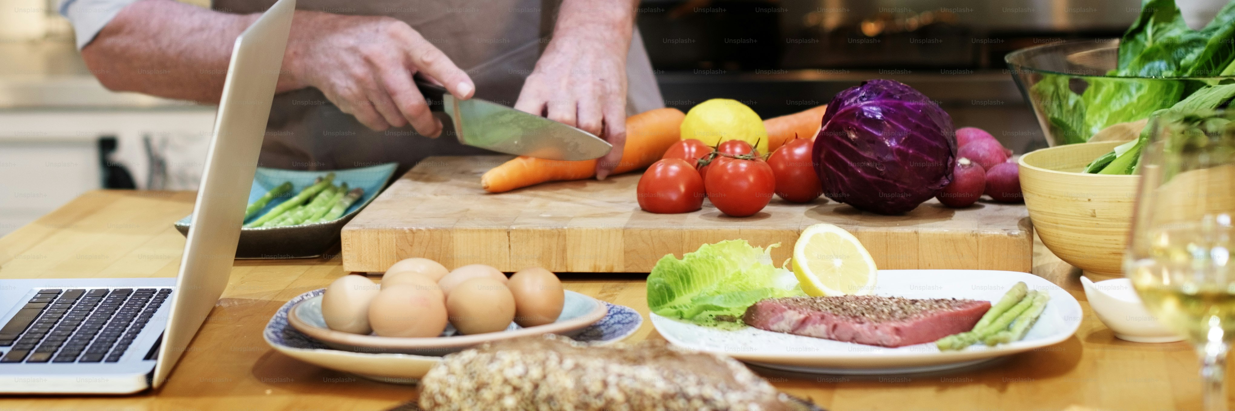 Family Cooking Kitchen Preparation Dinner Concept