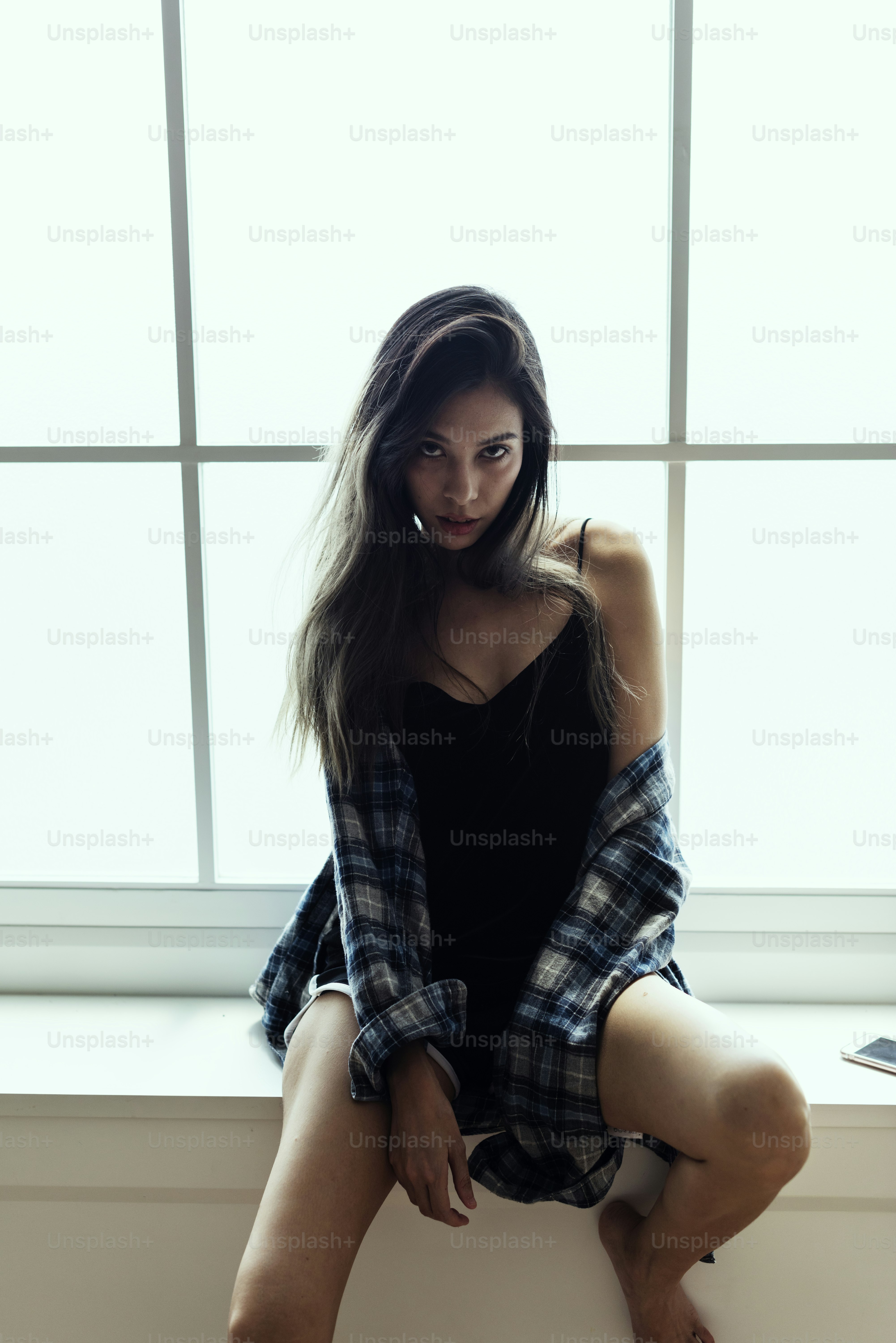 Woman lifestyle fashion shoot