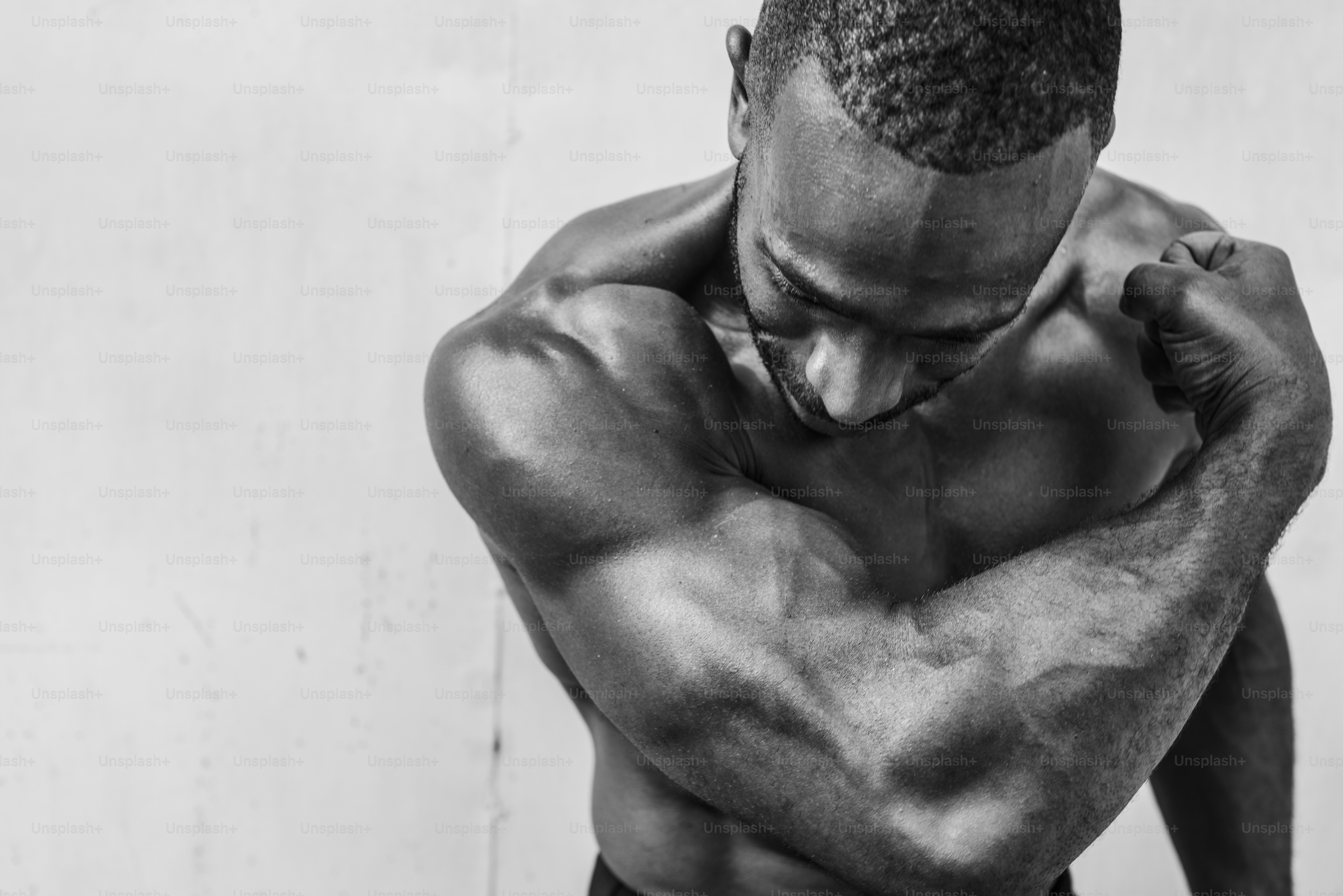 Concetto di allenamento sportivo per persone attive