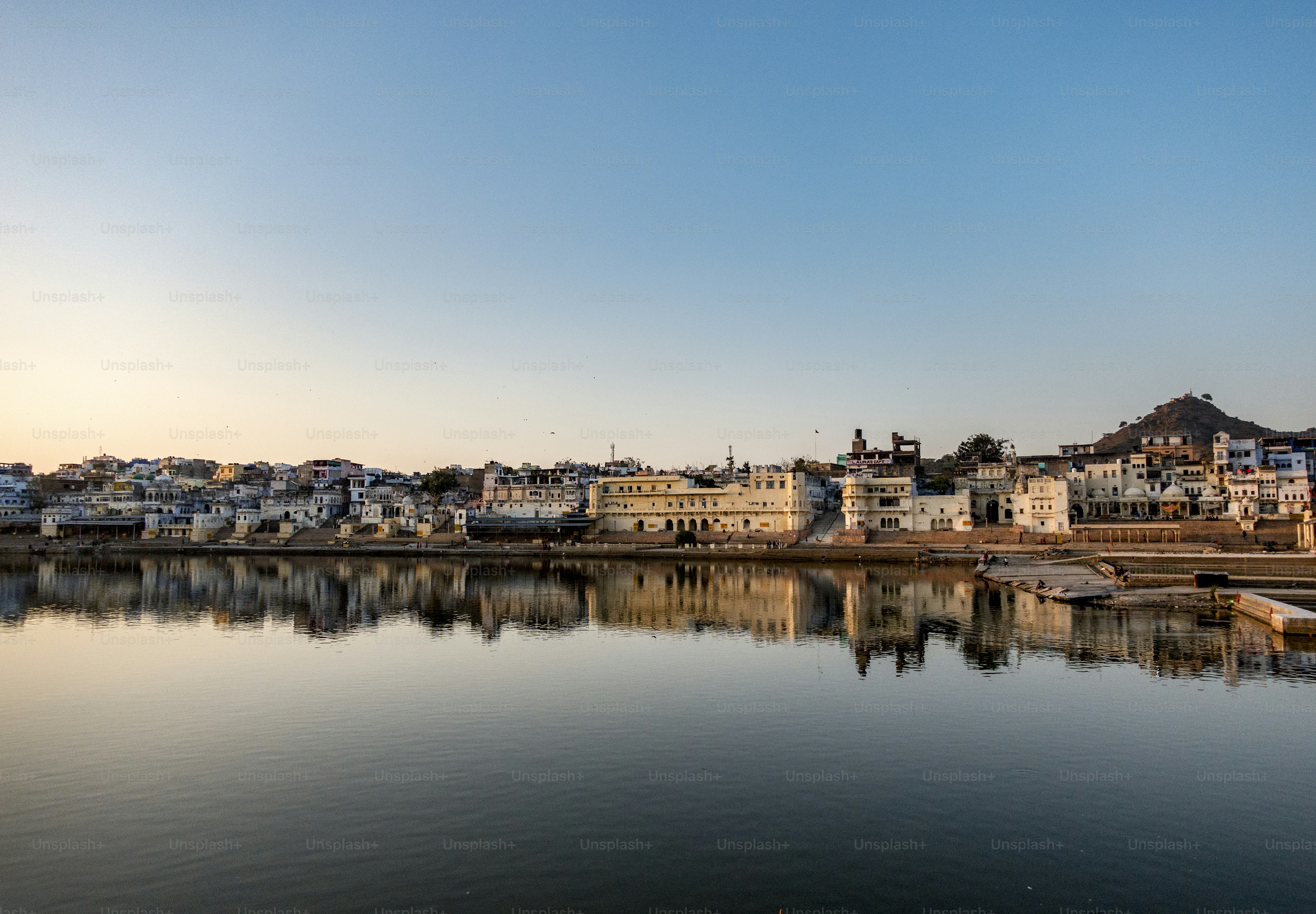 Pushkar Lake a sacred lake, Rajasthan, India