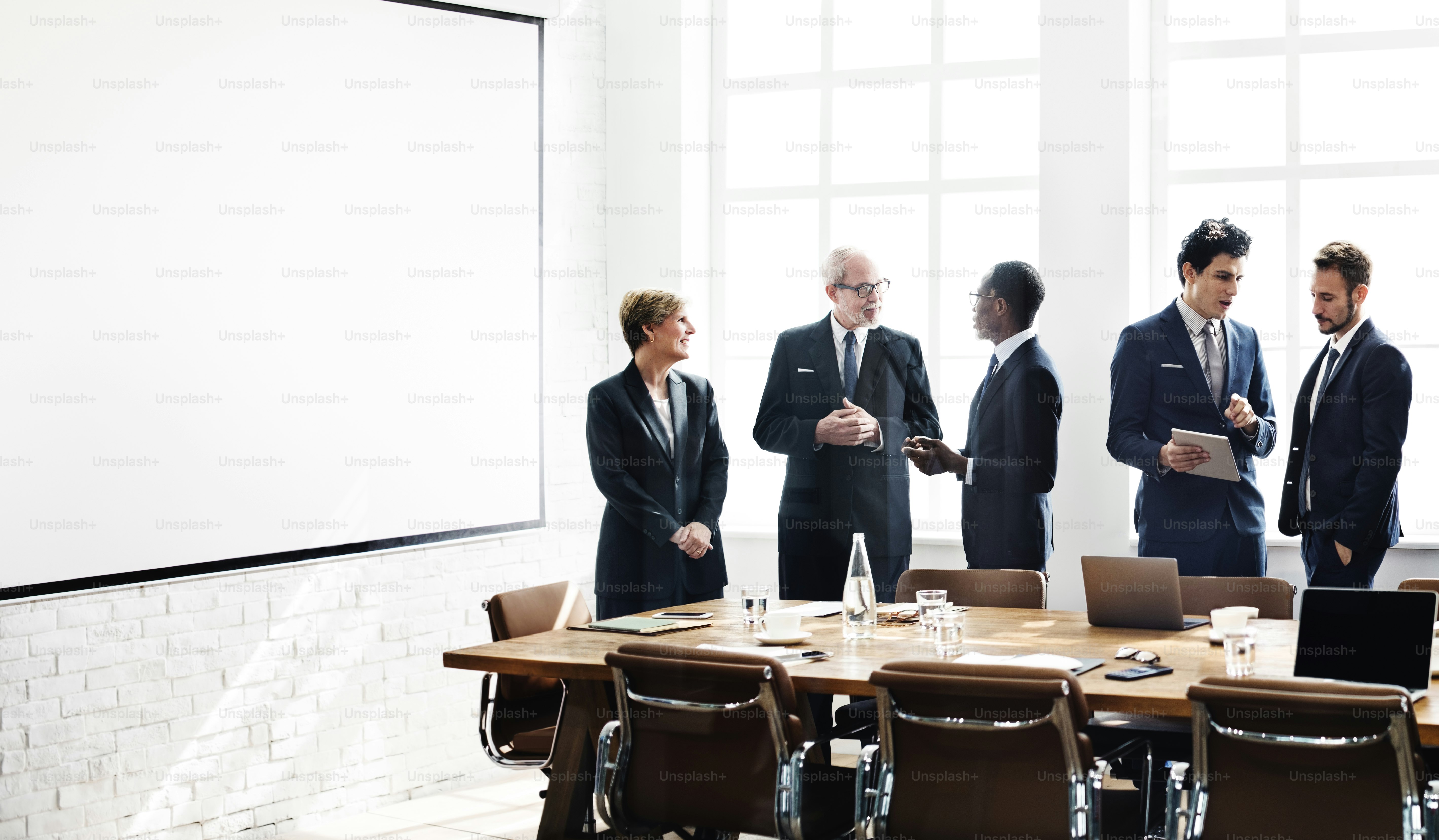 Business People Meeting Discussion Working Concept