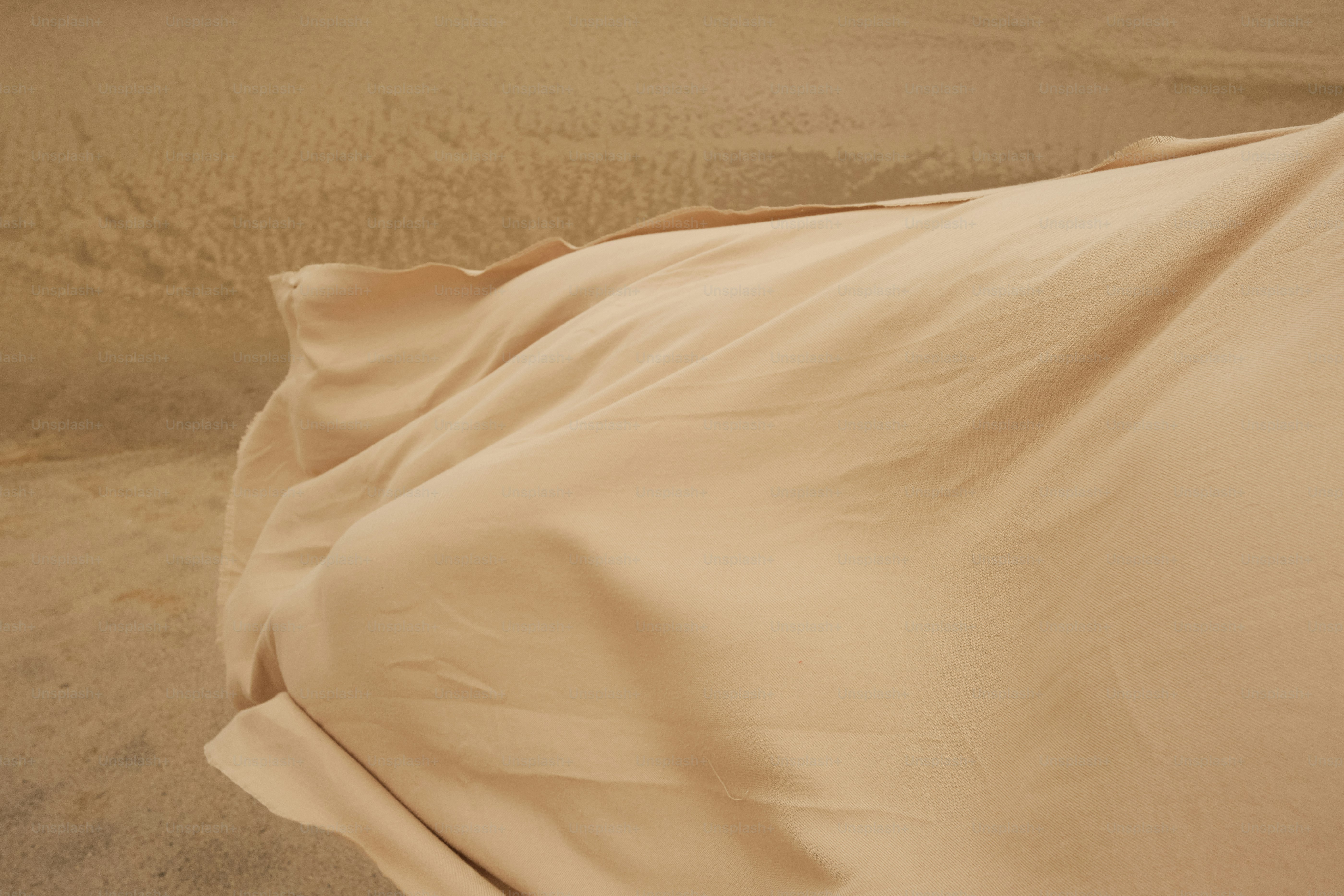 abstract textile on the sand dune