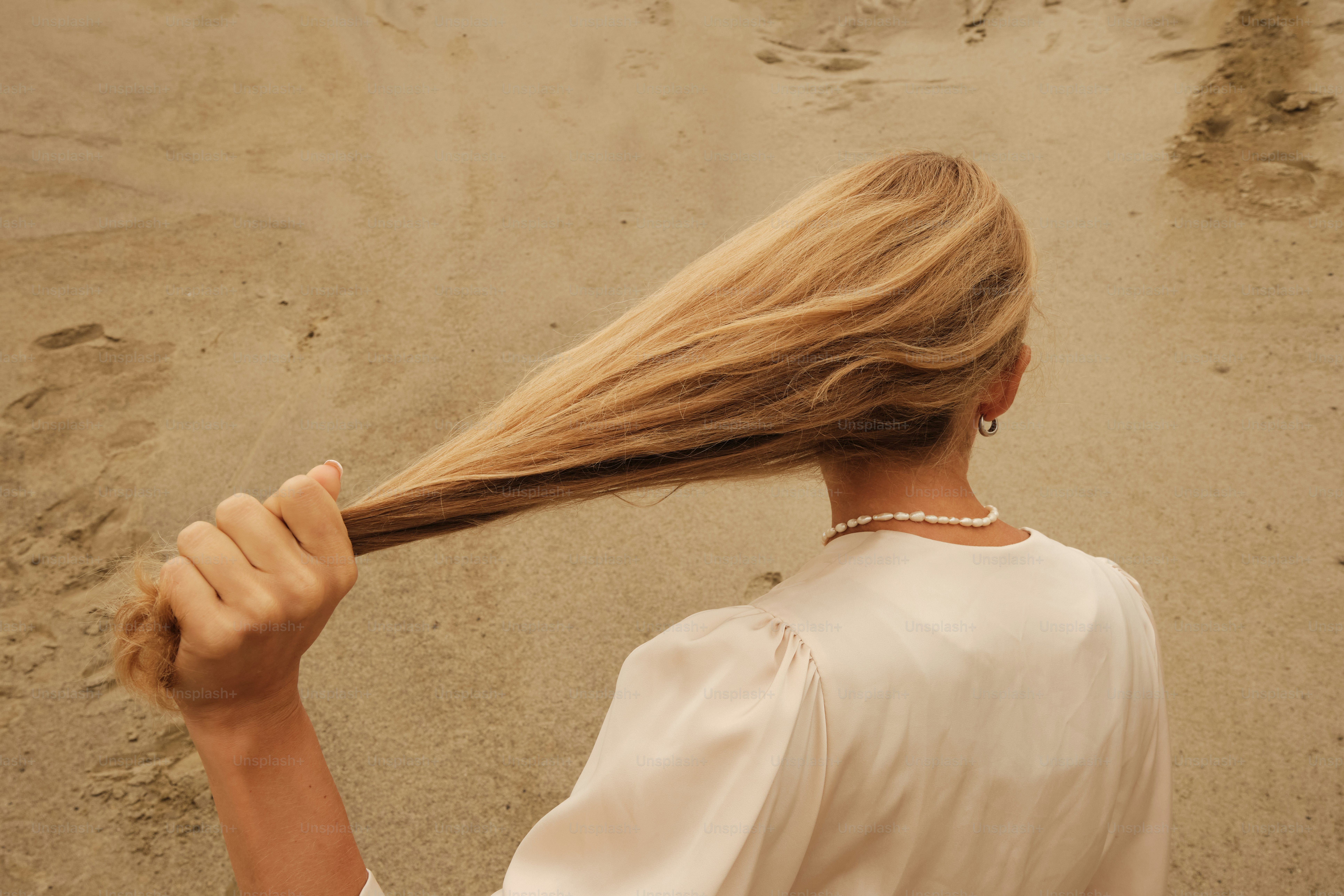 woman in the desert