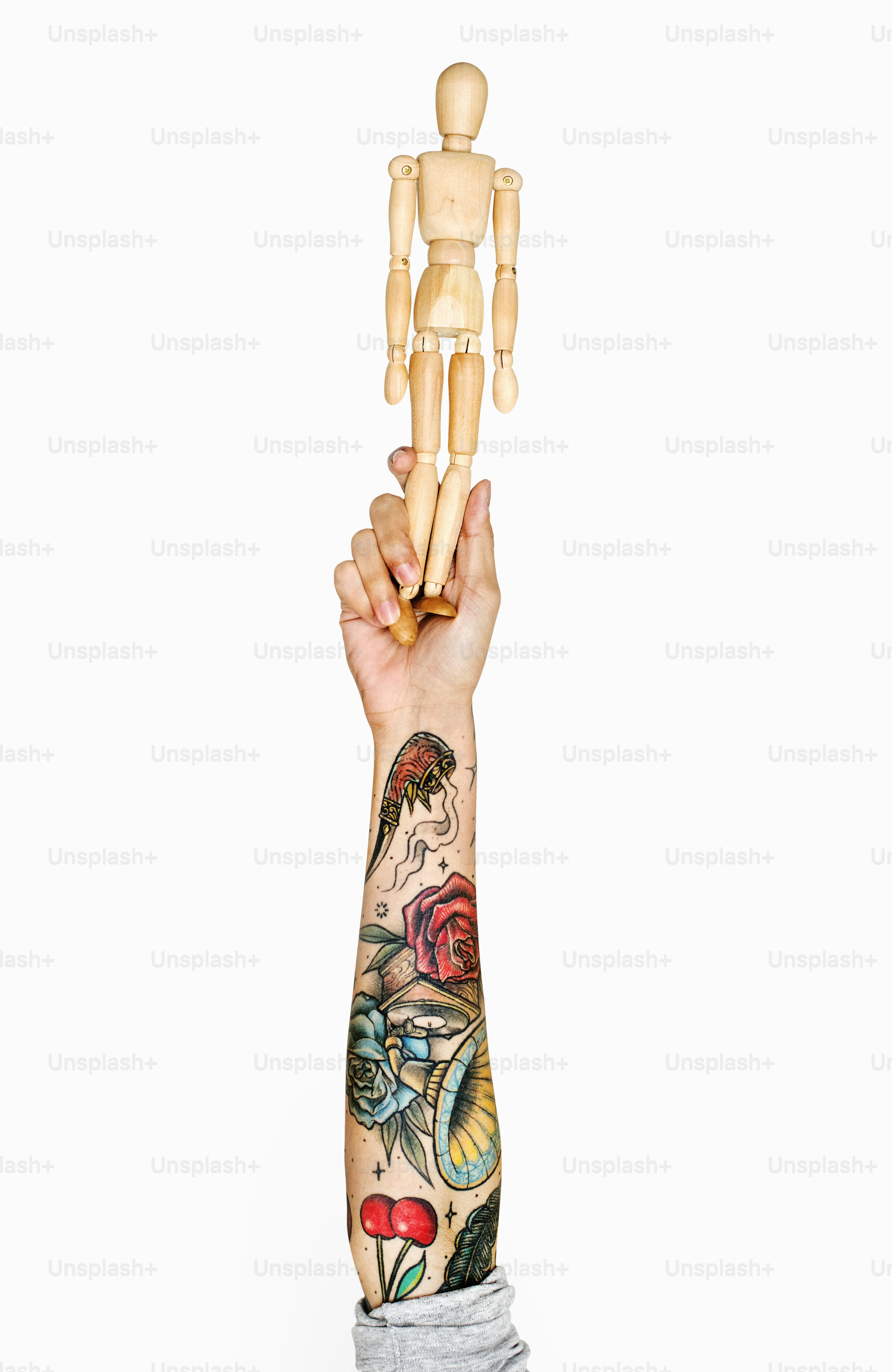 Hand holding variation of object