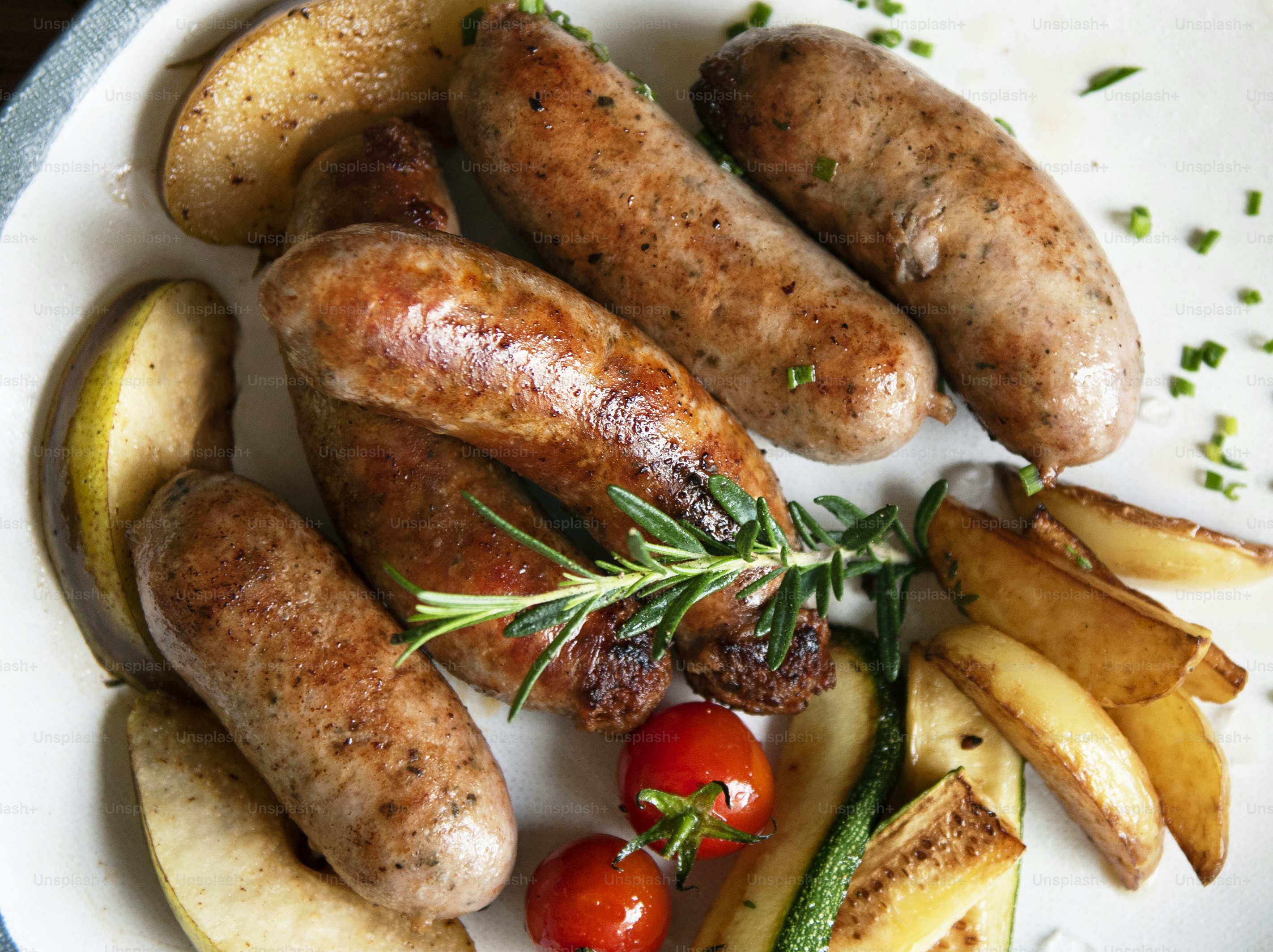 Saucisses grillées, photographie, idée, recette