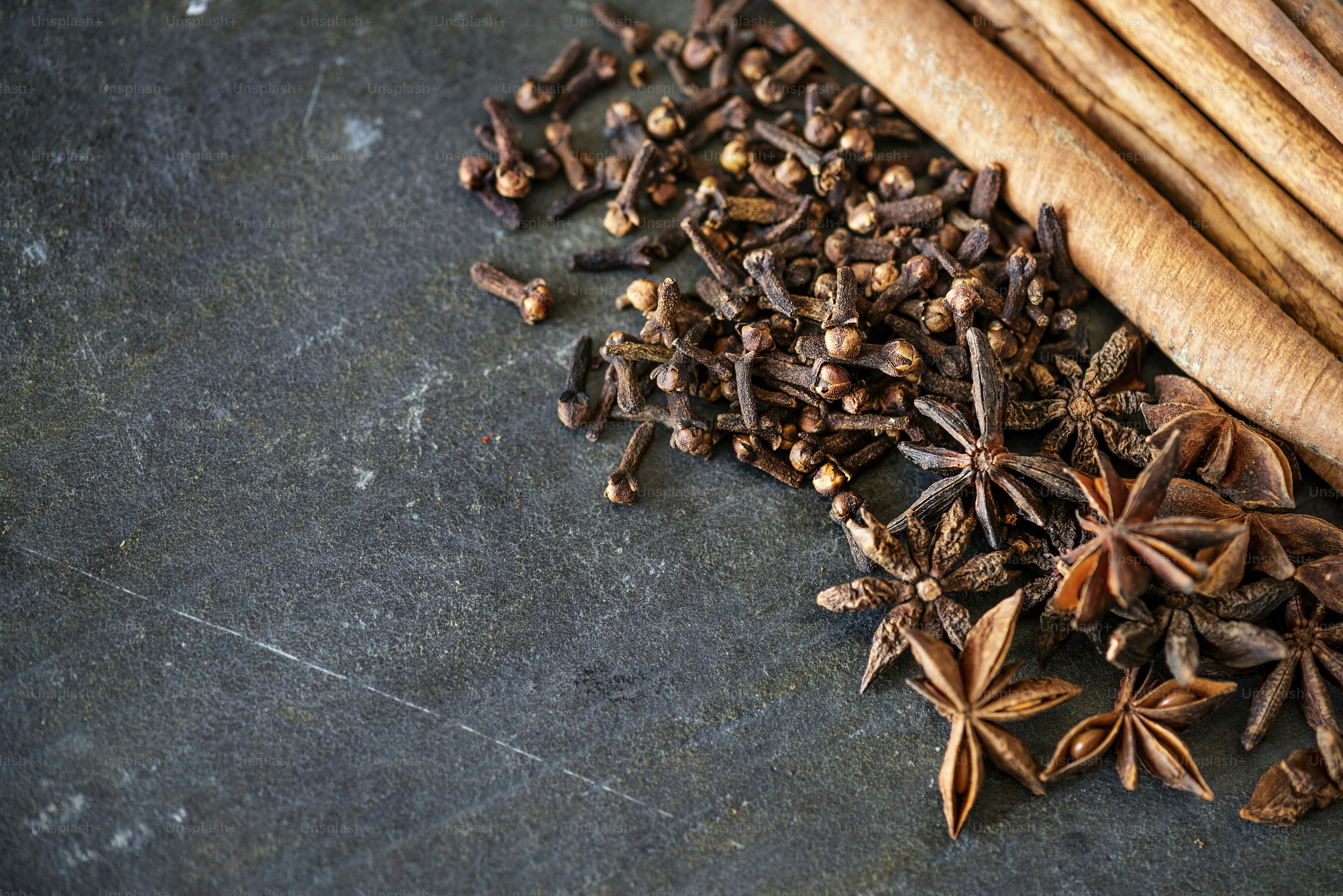 Closeup of star anise