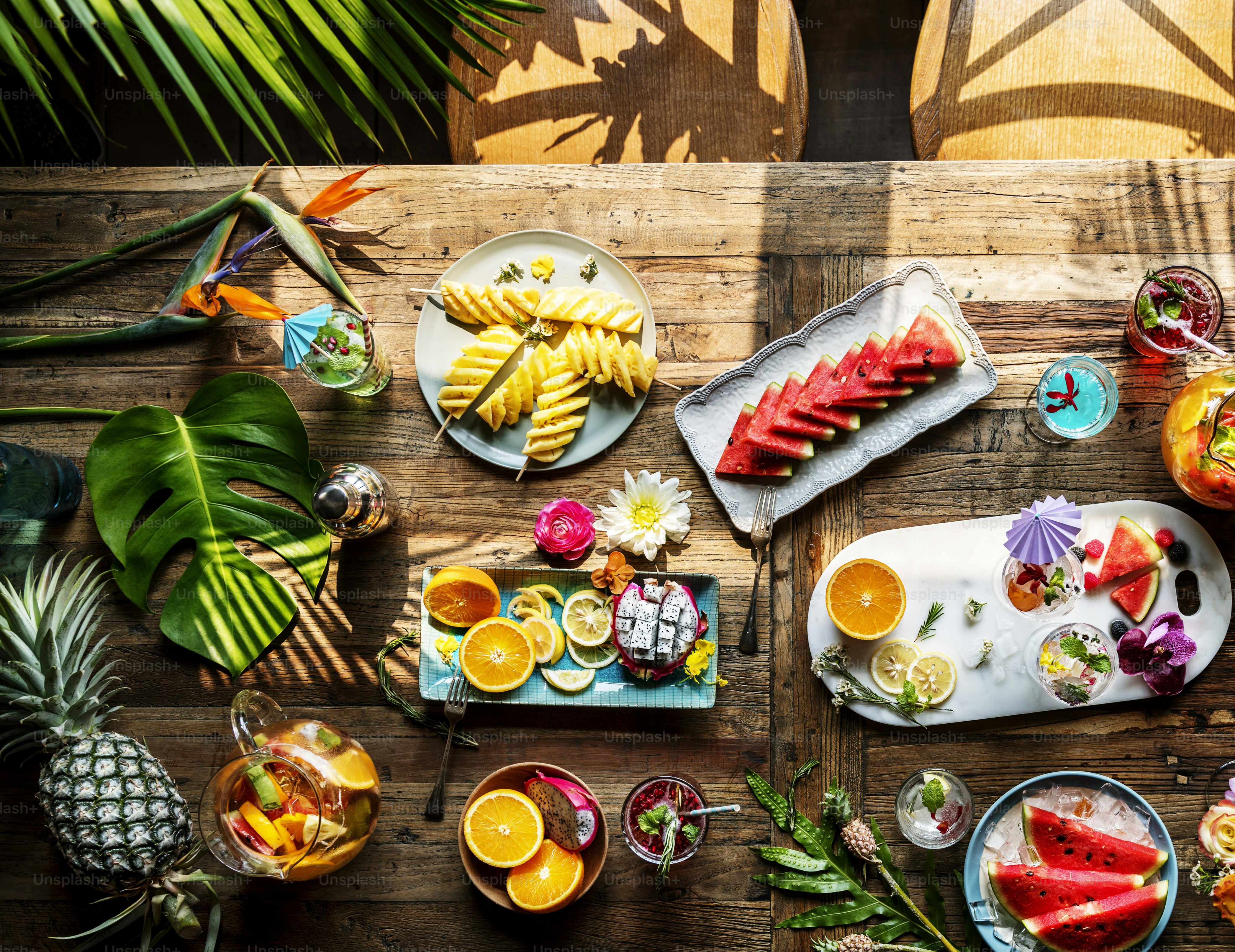 Mixed fruits on the table