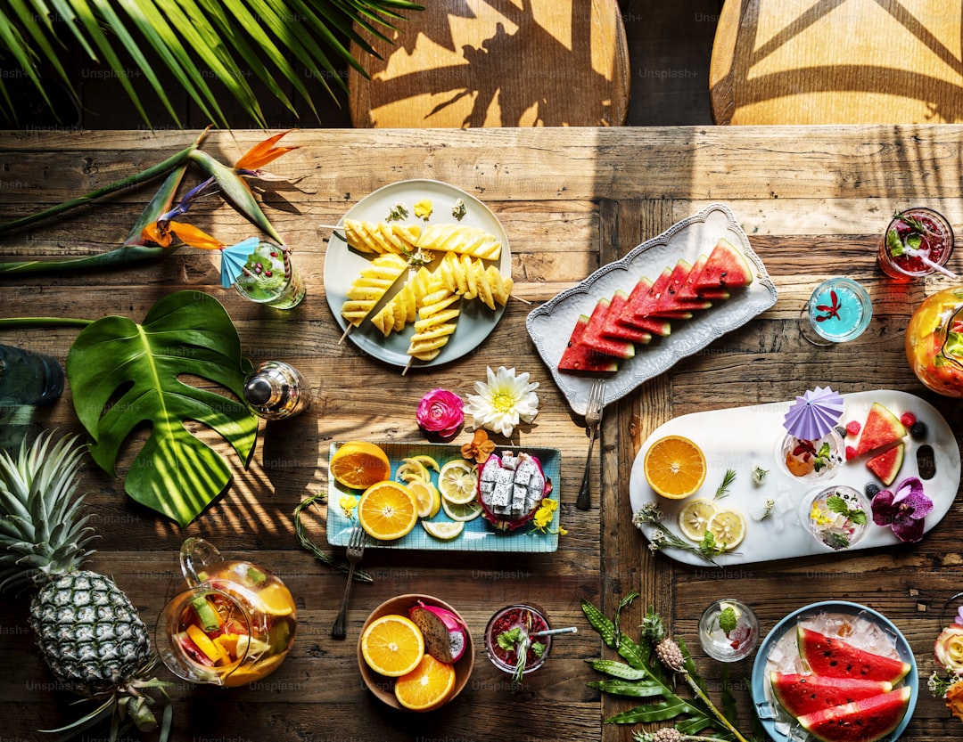 Mixed fruits on the table
