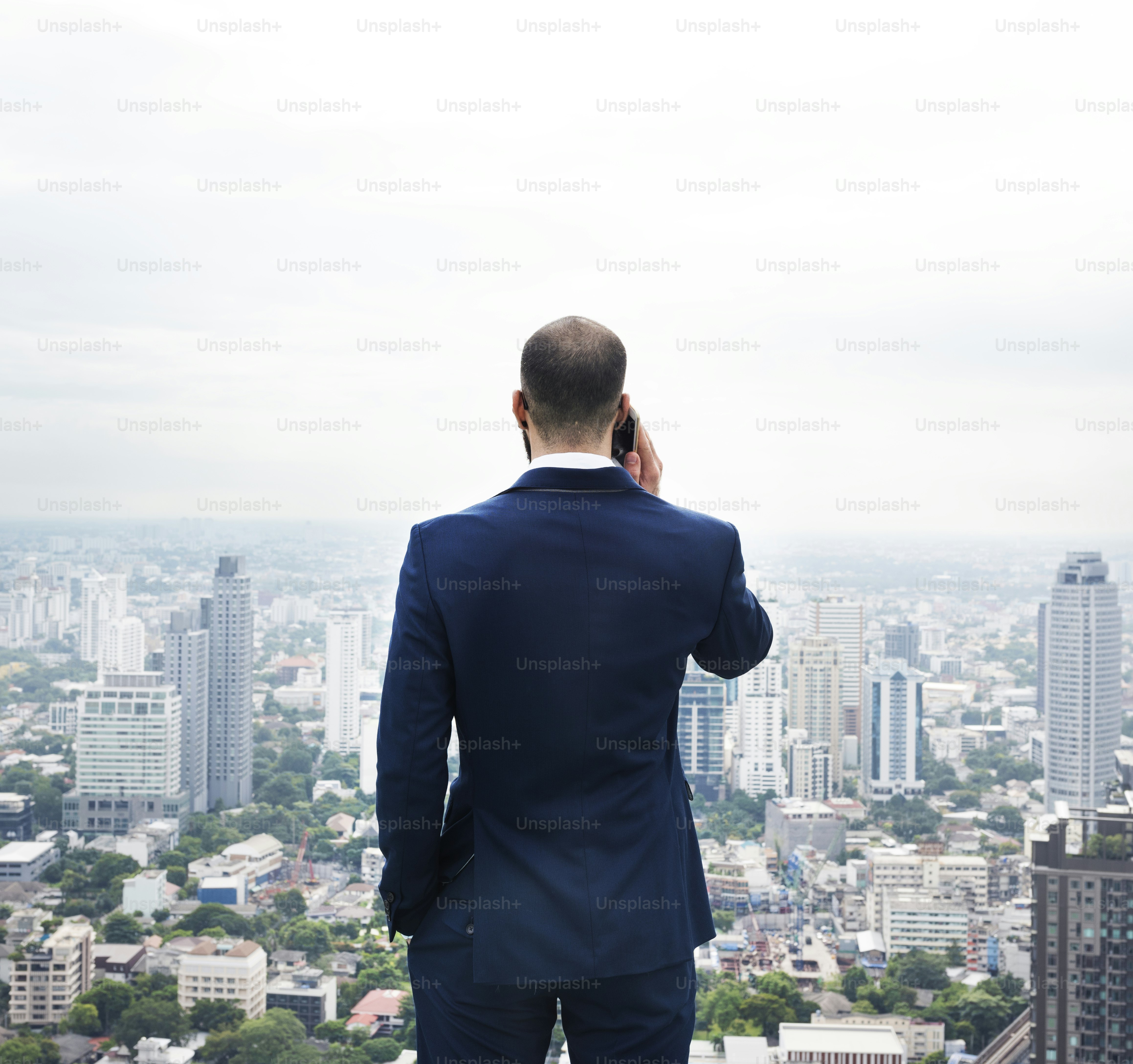 Businessman in the city