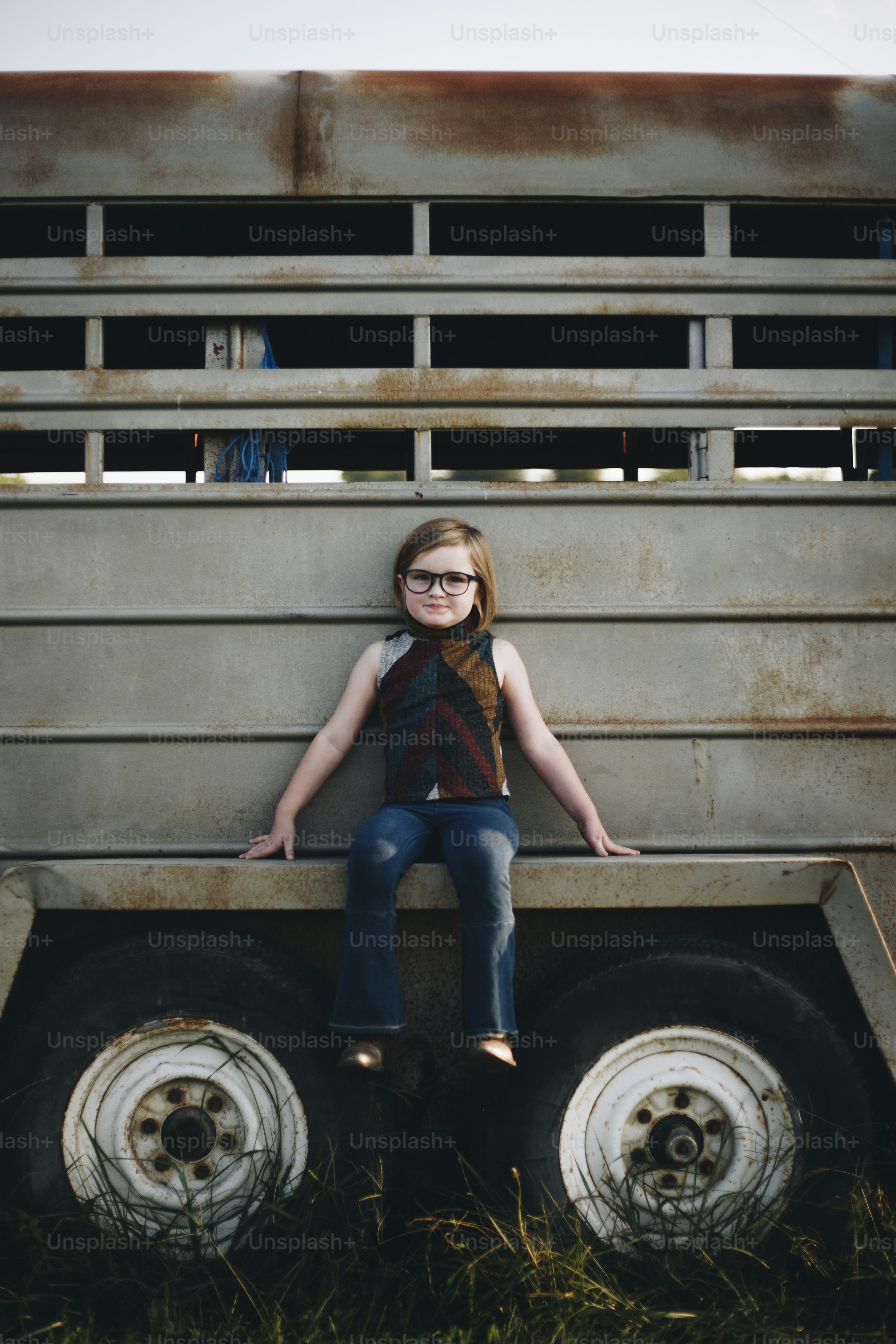 A young girl is having fun in the farm photo – Photography Image on ...
