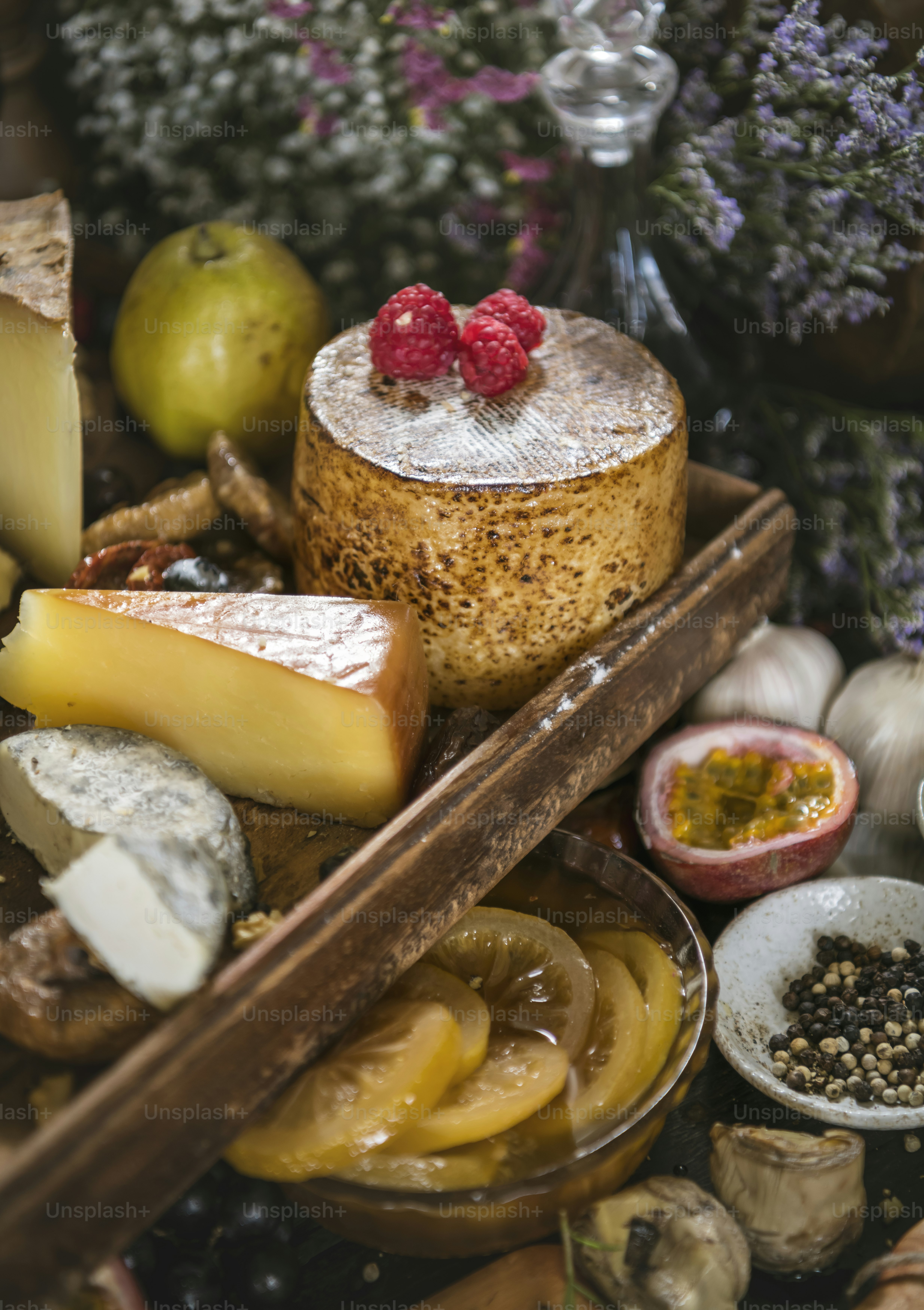 Cheese platter food photography recipe idea