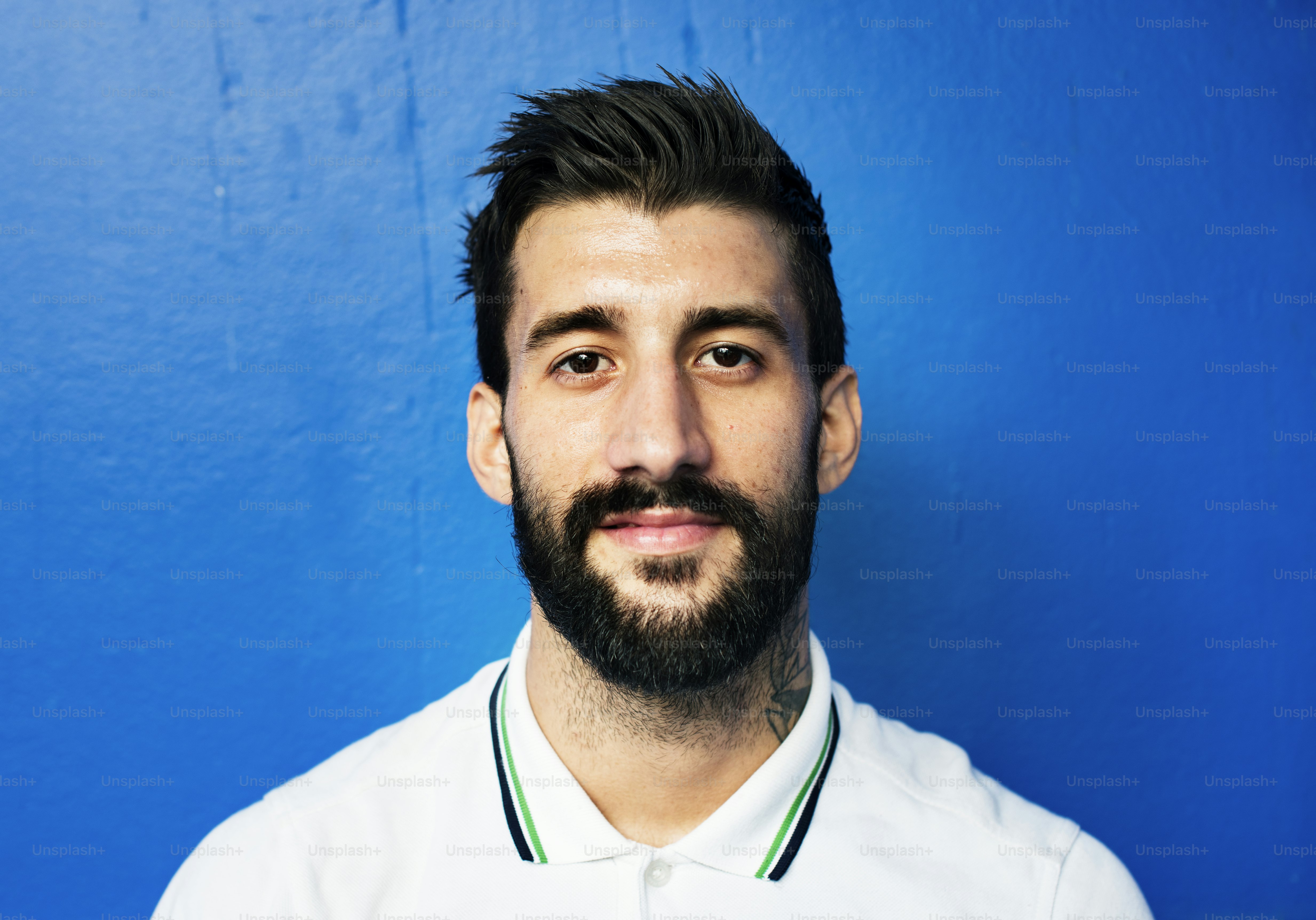 Portrait d’un homme barbu