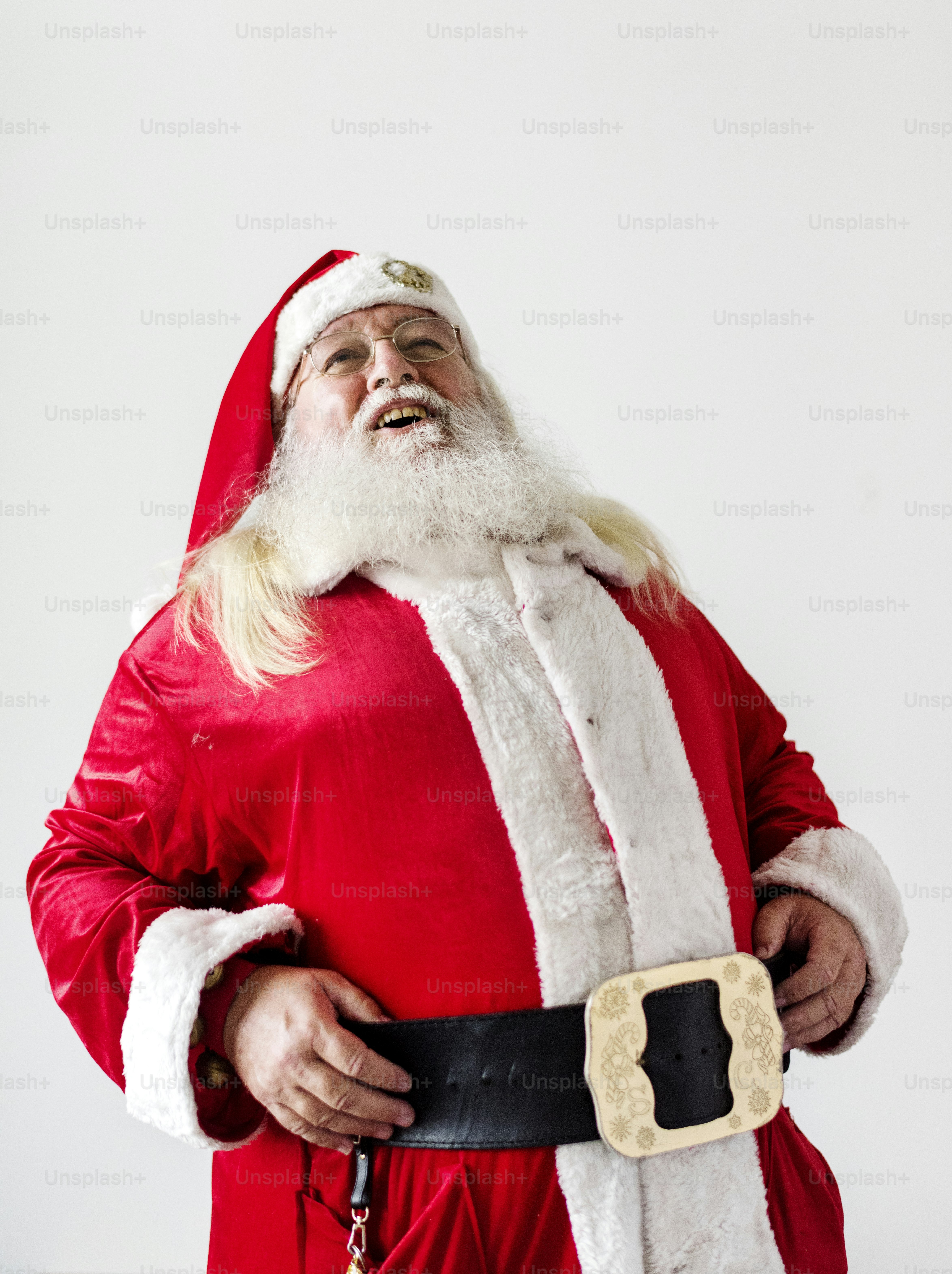 Portrait of a cheerful Santa Claus