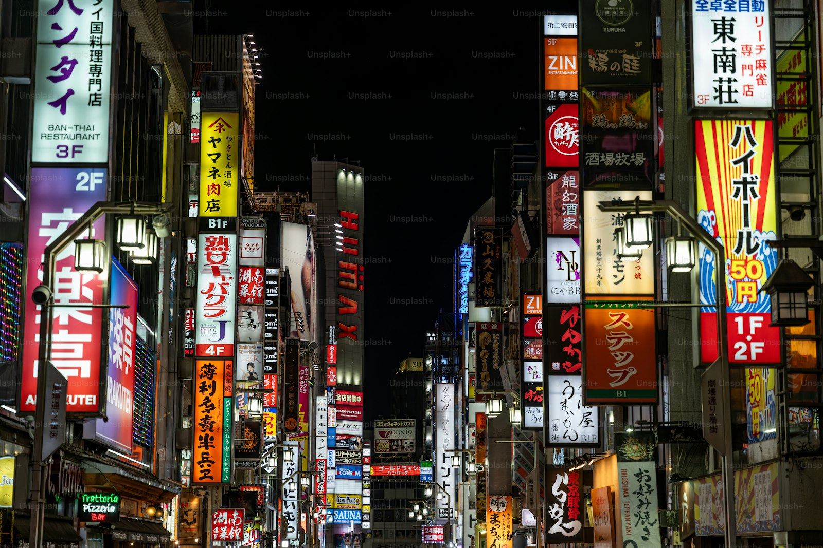 Osaka Japan Dotonbori canal at night