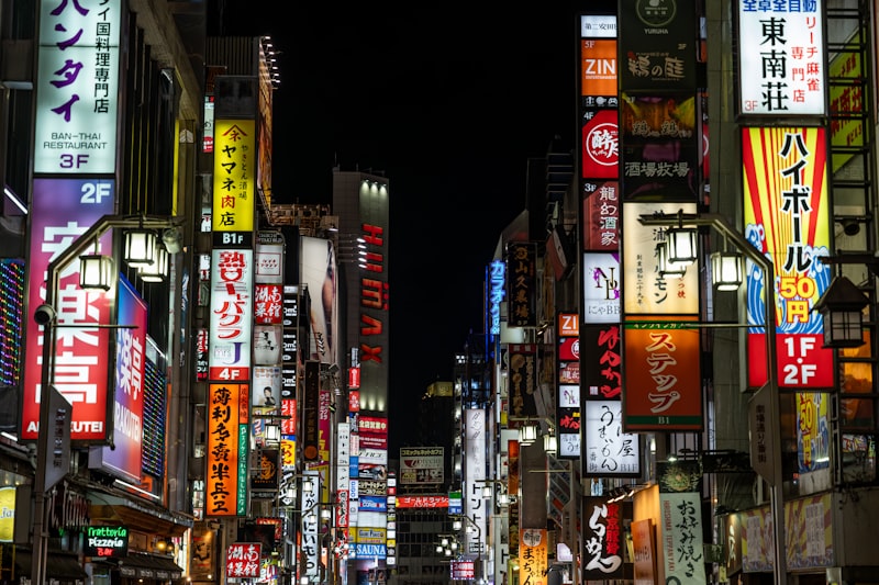 Dotonbori canal Osaka neon lights night