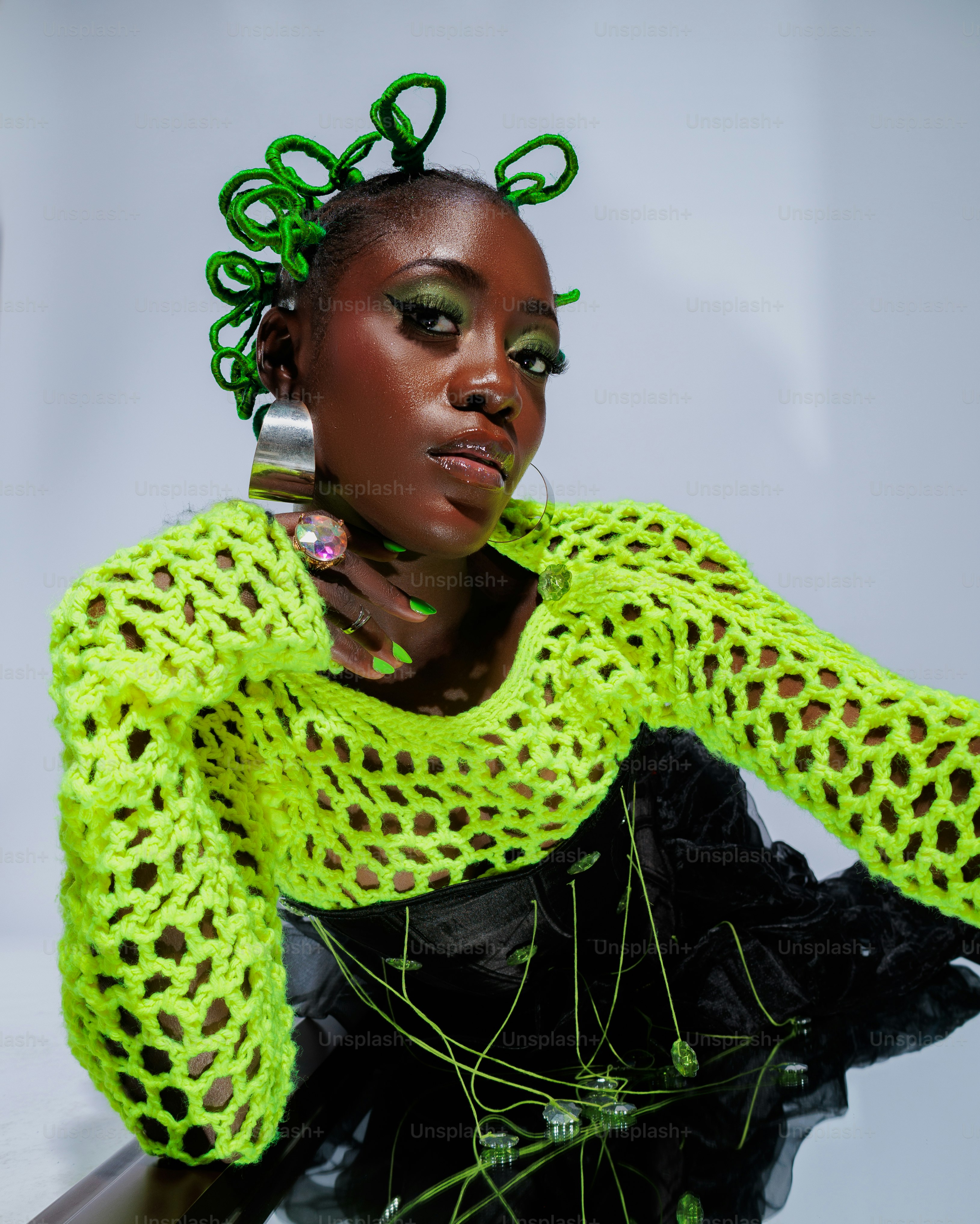 A woman with a cell phone in her hand