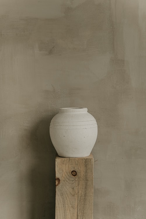 Concrete vase