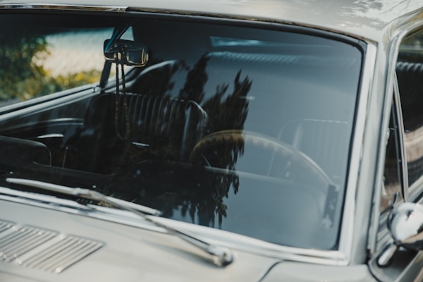 Rear door glass