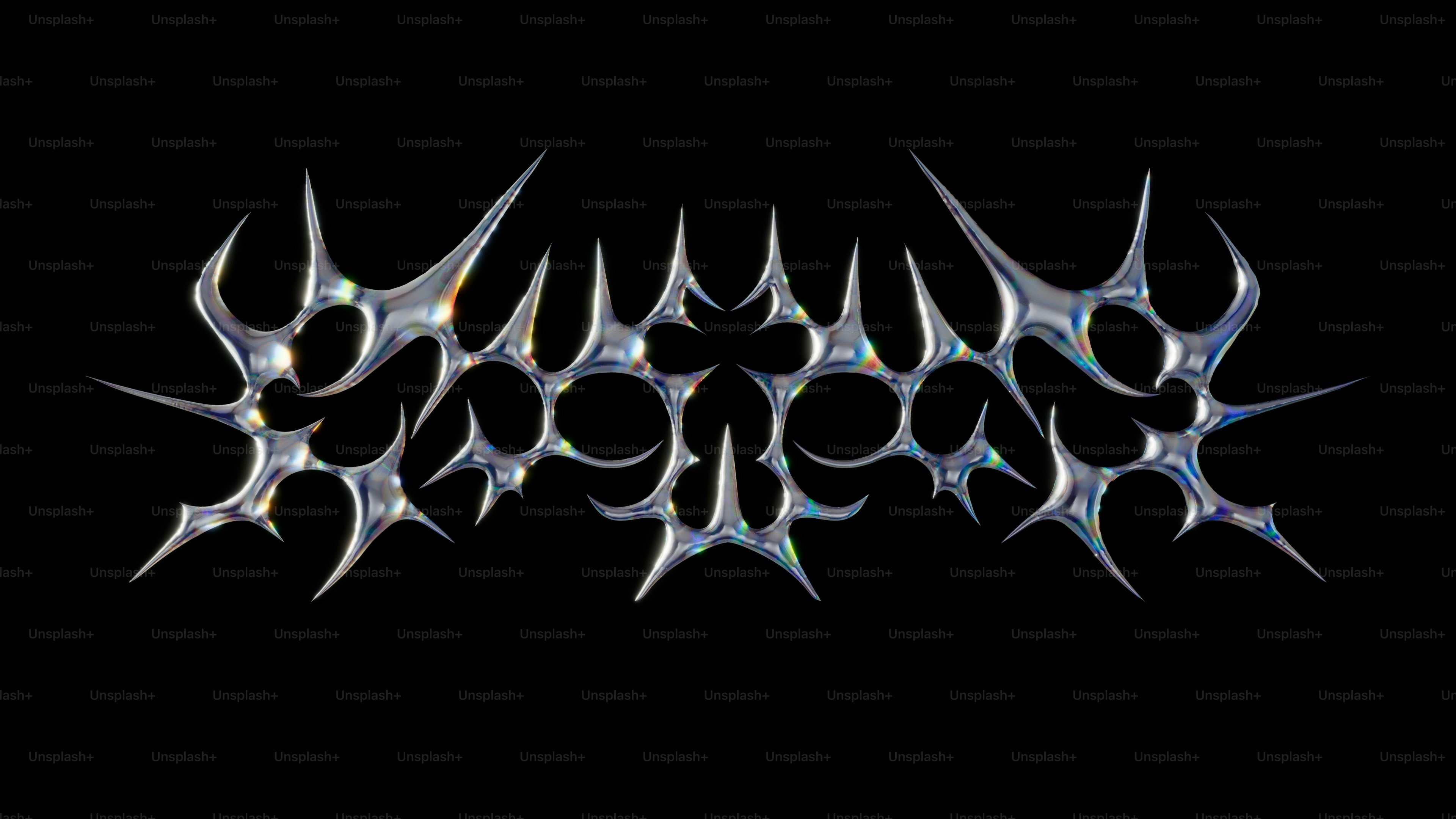 A black and white photo of a logo