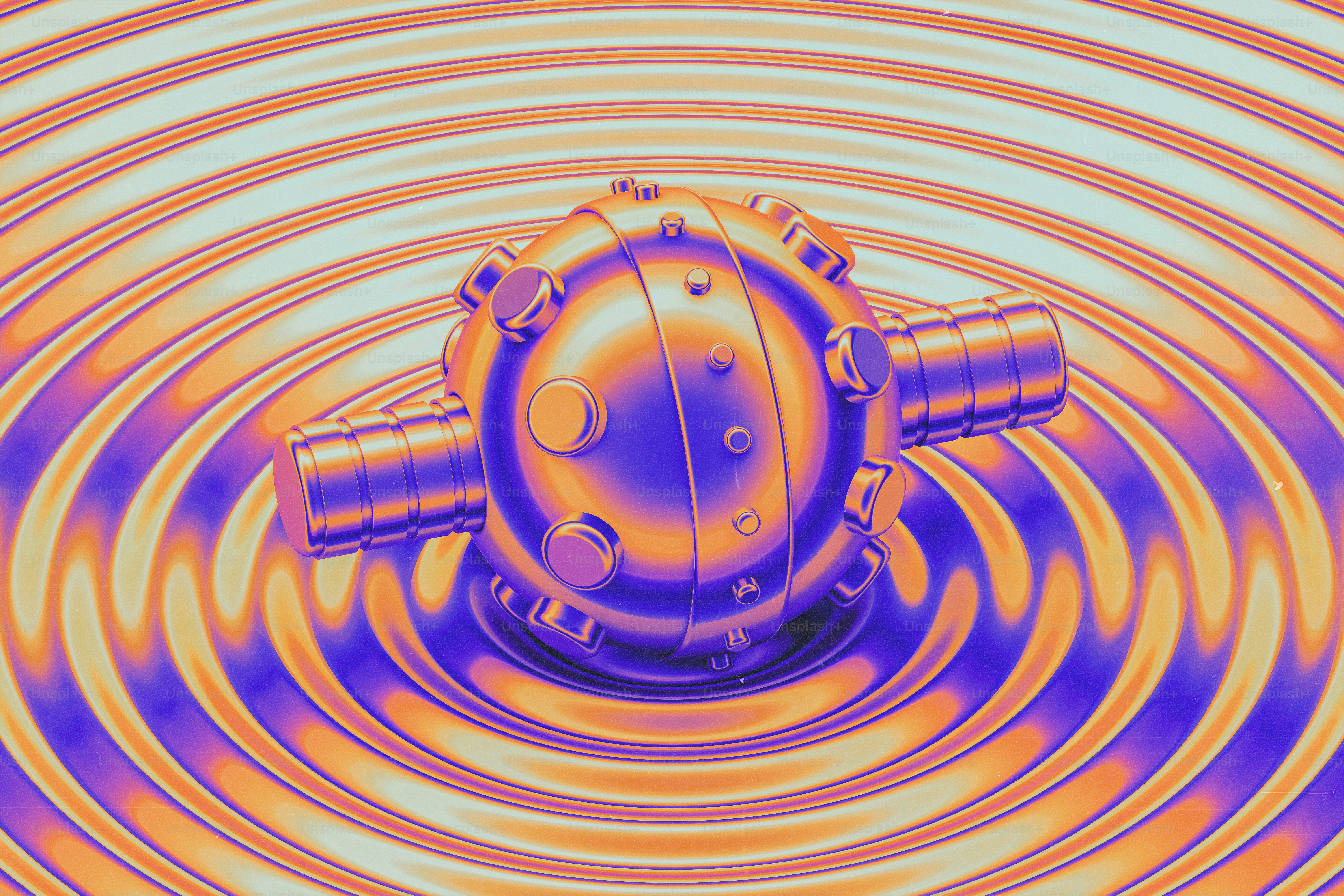 A picture of an object in the middle of a picture