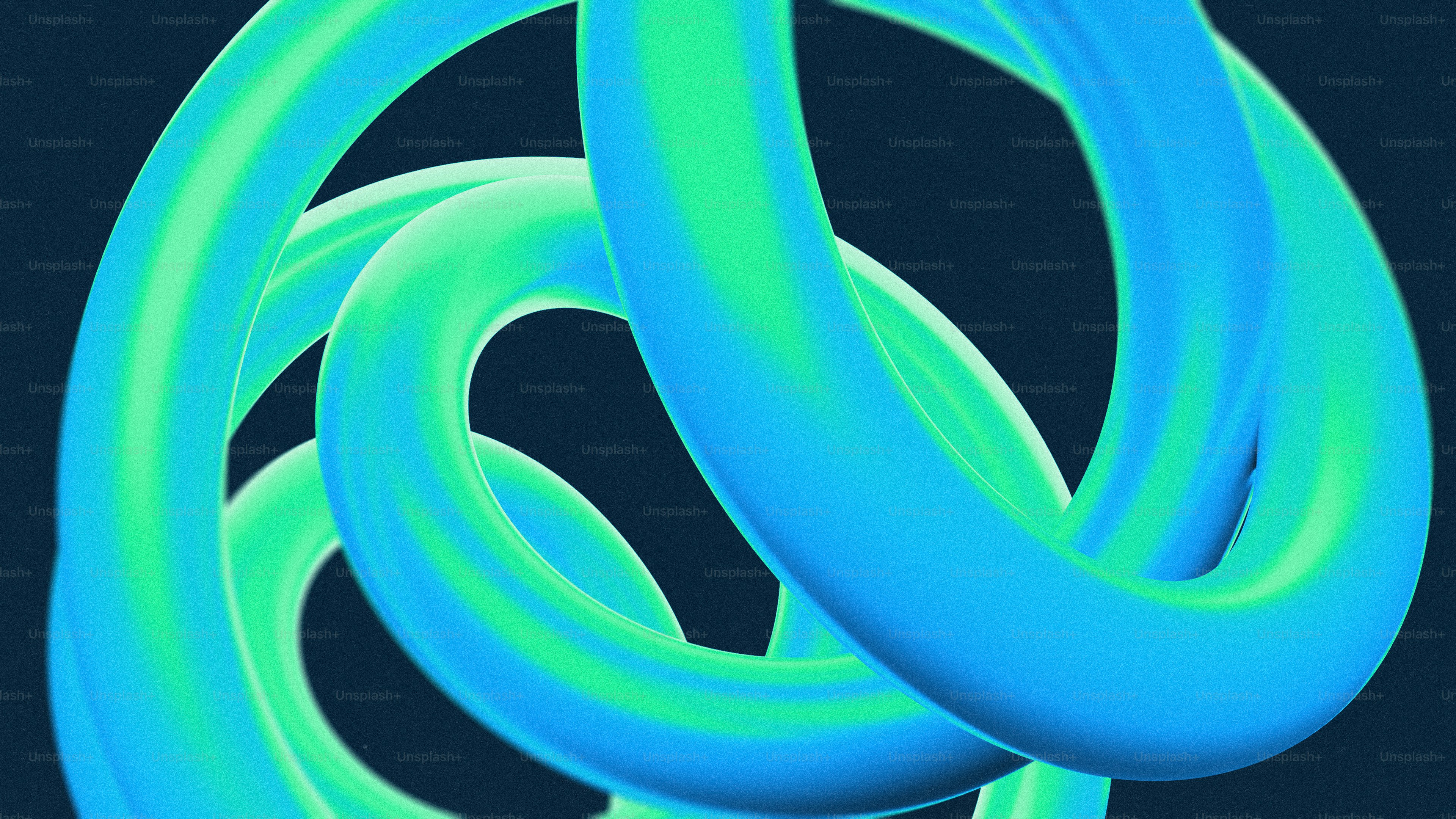 Ein paar blaue Ringe, die übereinander sitzen