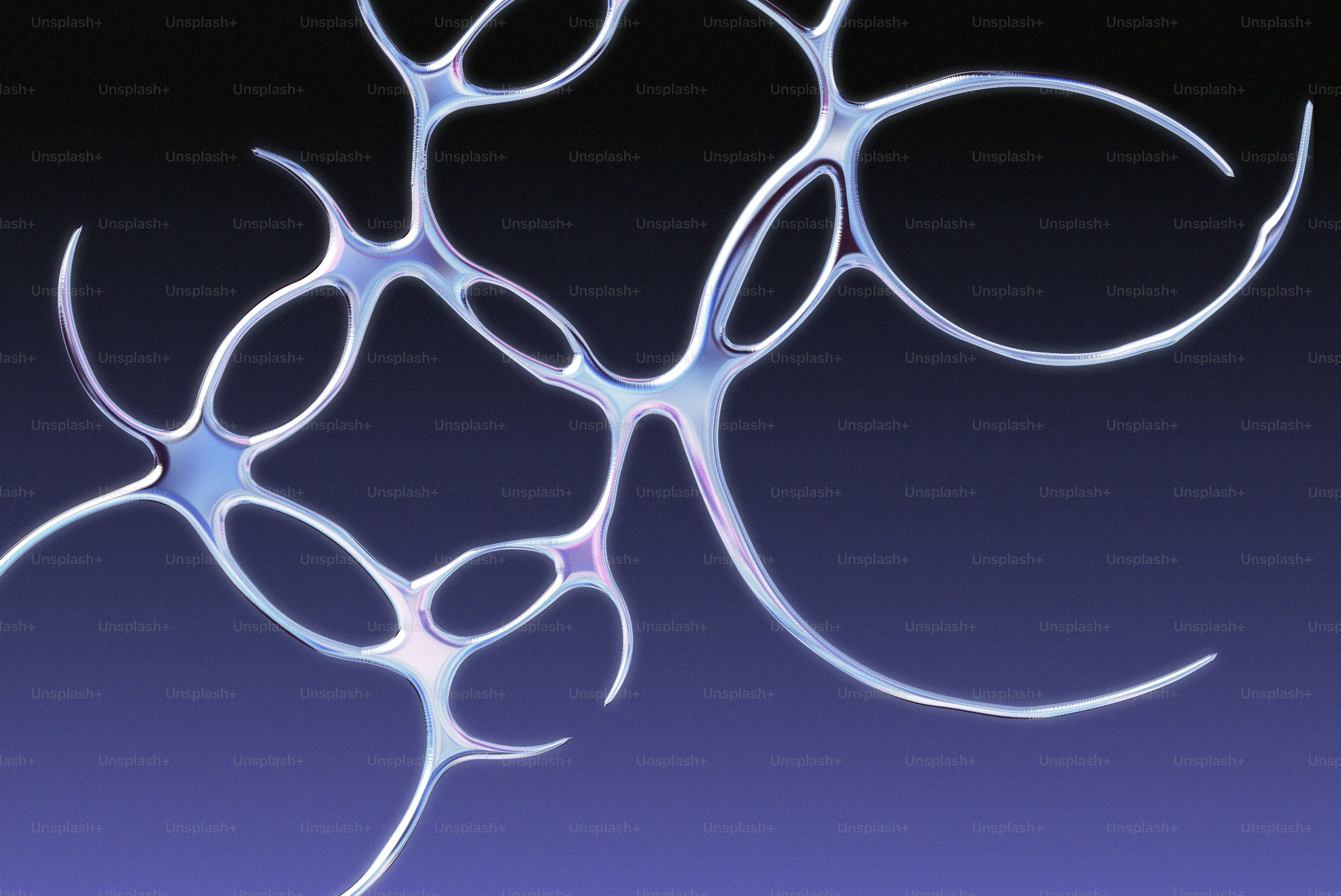 A computer generated image of a tree branch