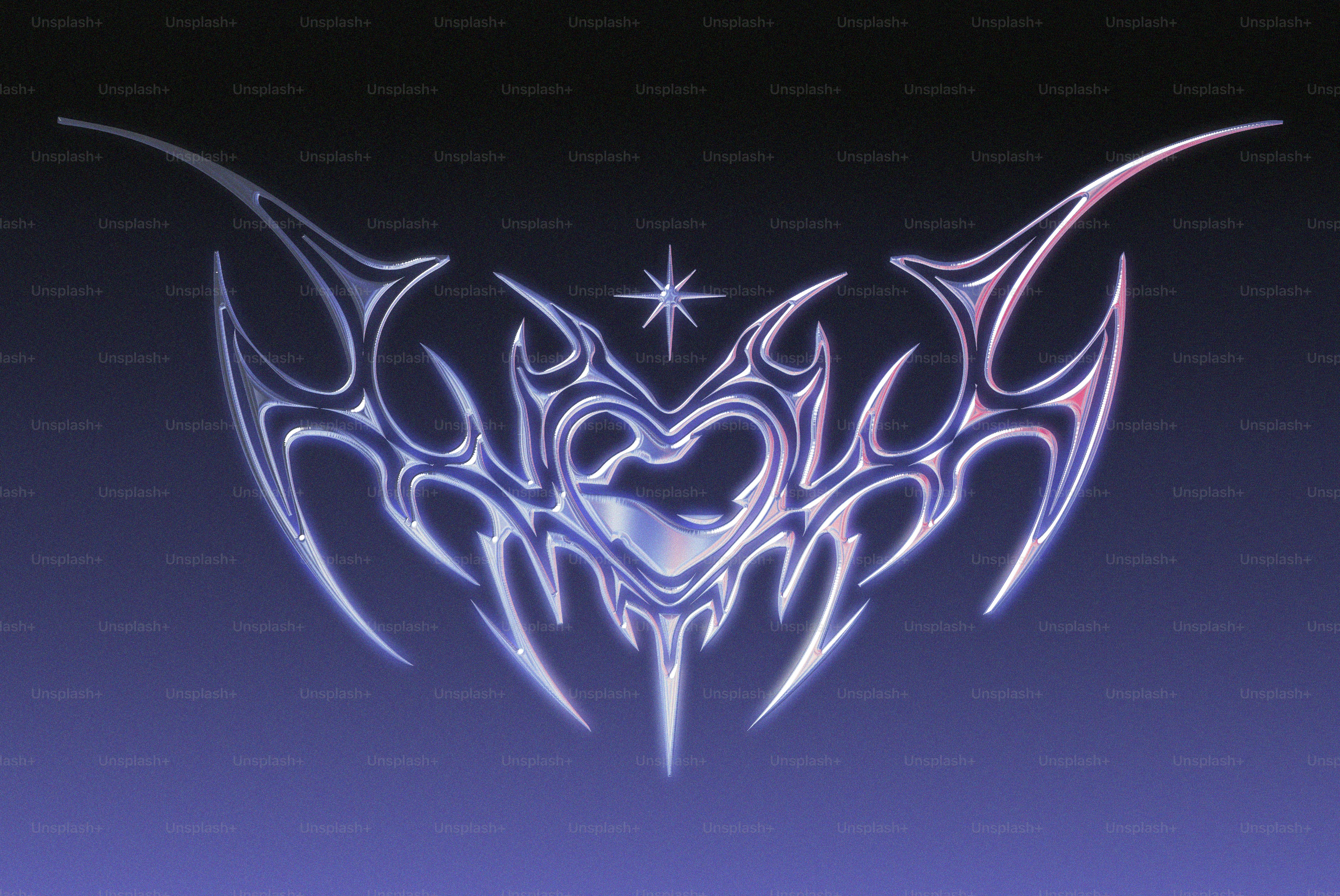 紫と青の背景の写真