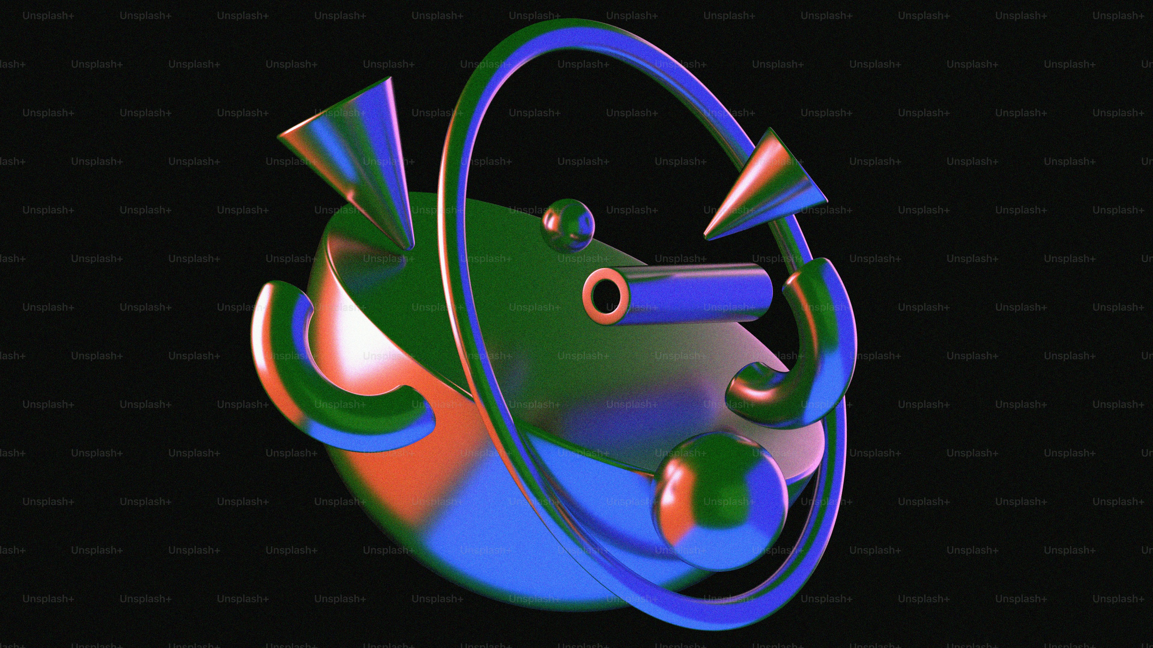 A computer generated image of a computer mouse