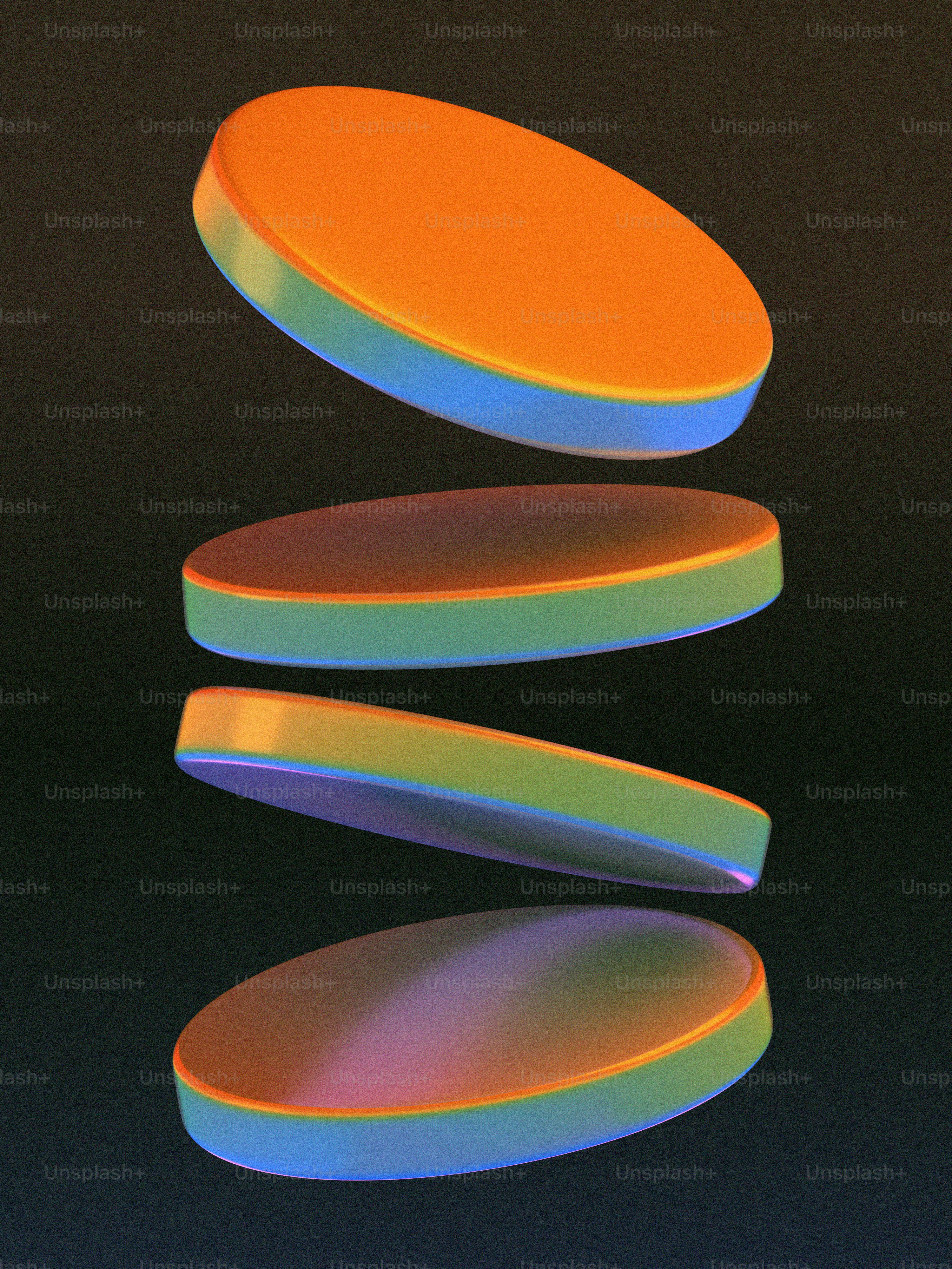 Un'immagine generata al computer di un oggetto rotondo