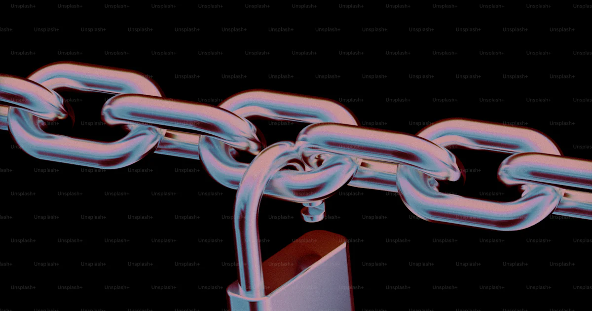 Lock Chain Across A chain with a lock attached to it photo – Padlocks Image on Unsplash