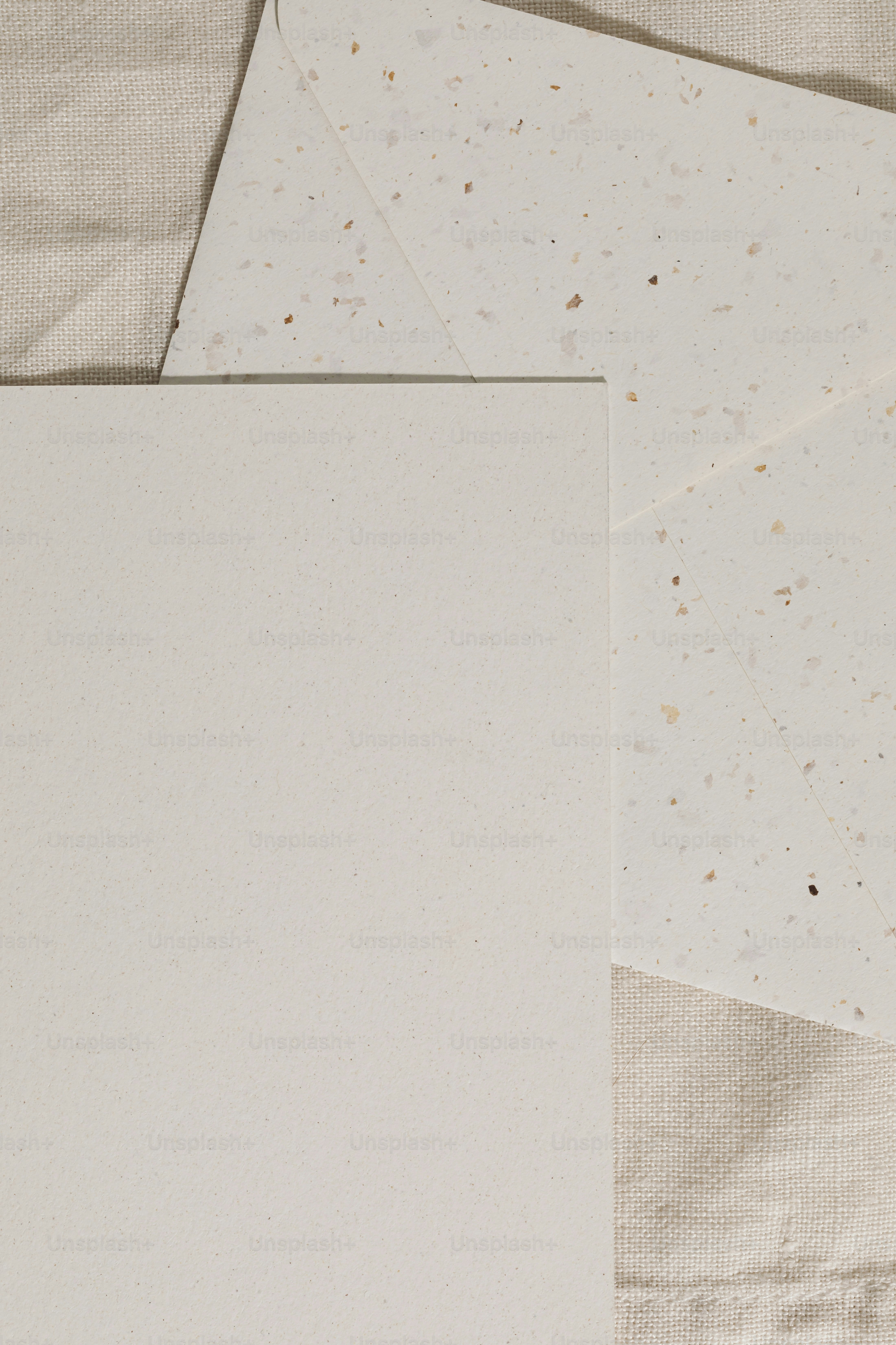 A piece of paper and a piece of paper on a table