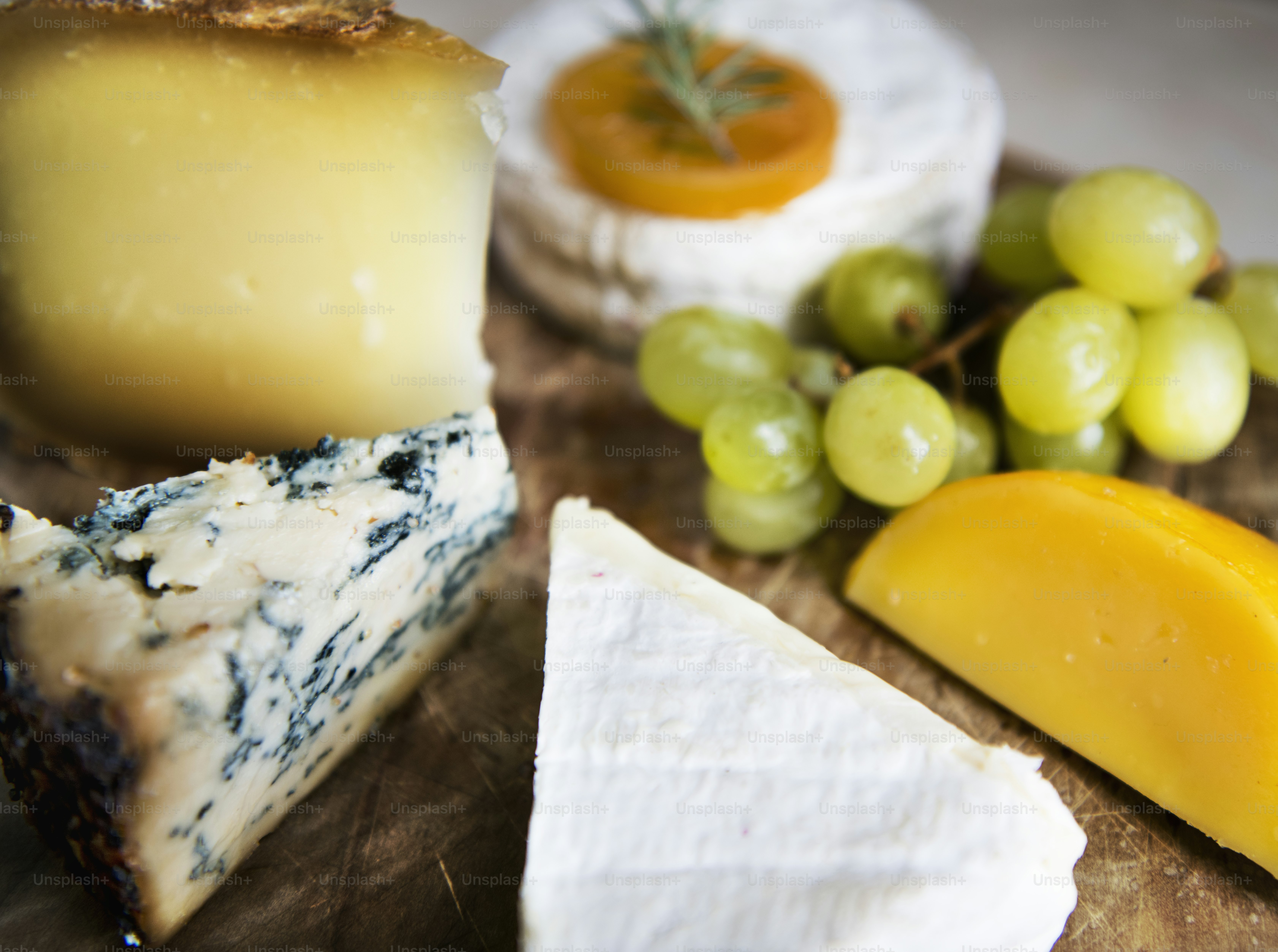 Idea de receta de fotografía de comida de plato de queso