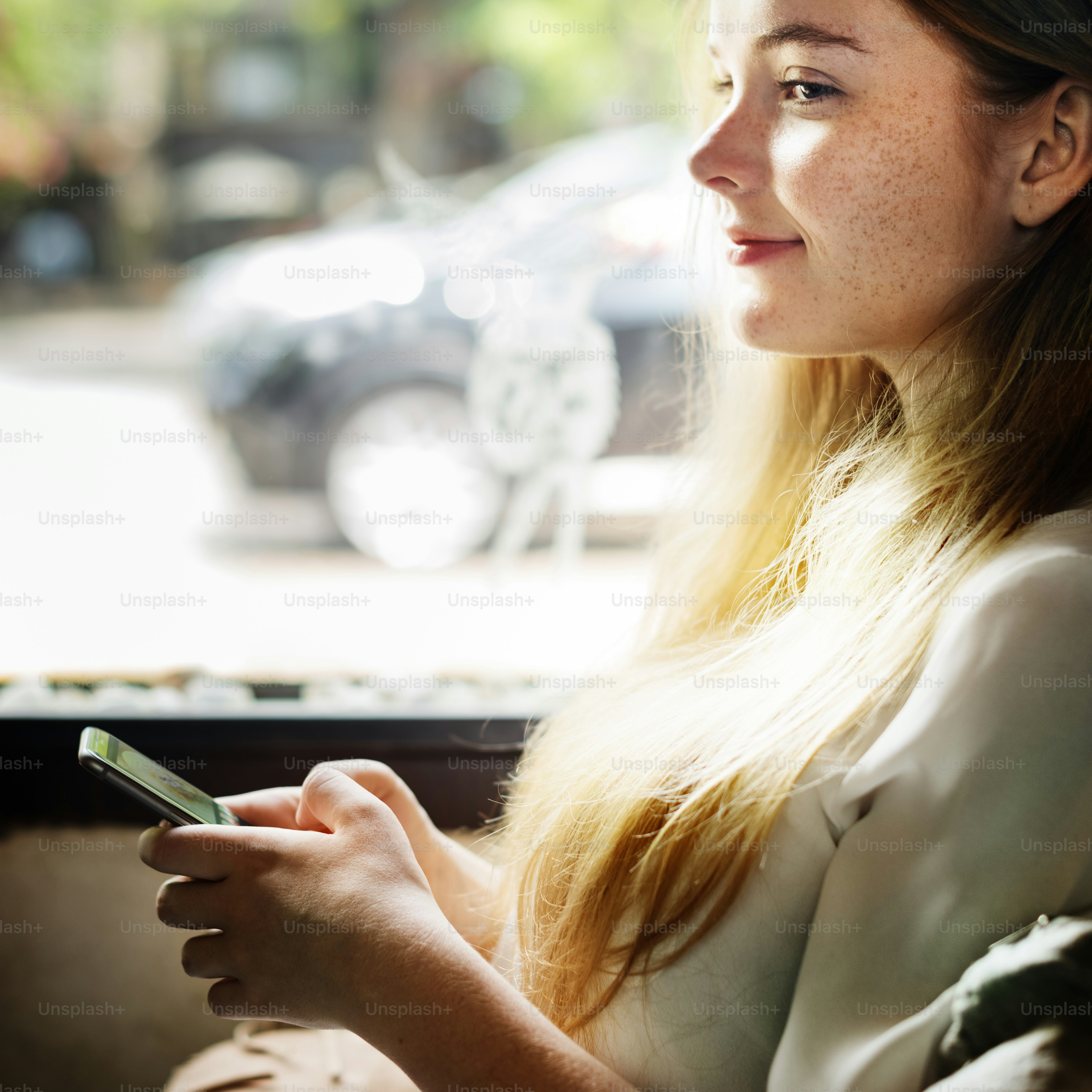 Browsing Social Media Walking Online Relax Concept