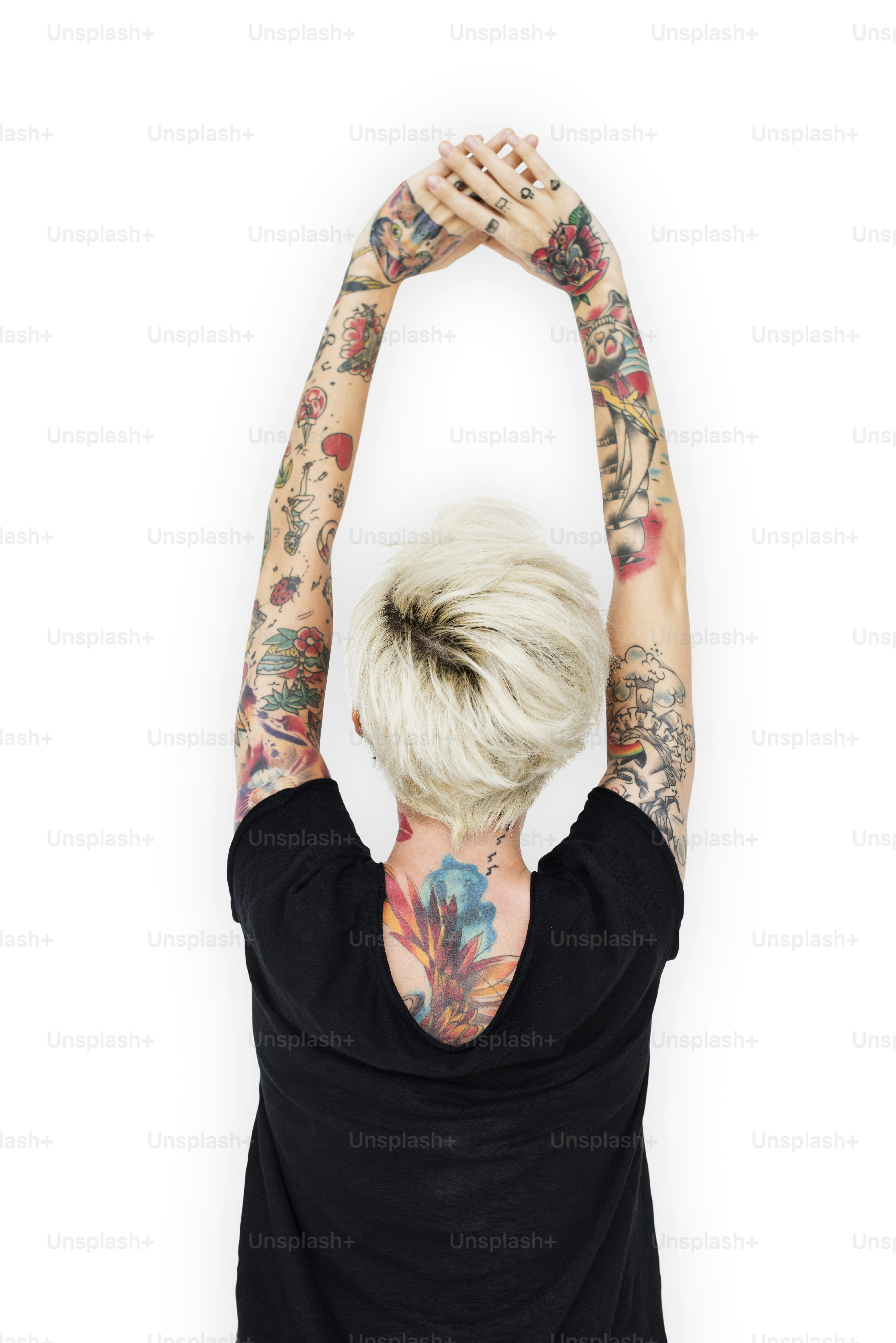 Tattoo Woman Style Glamour Alternative Lifestyle Concept