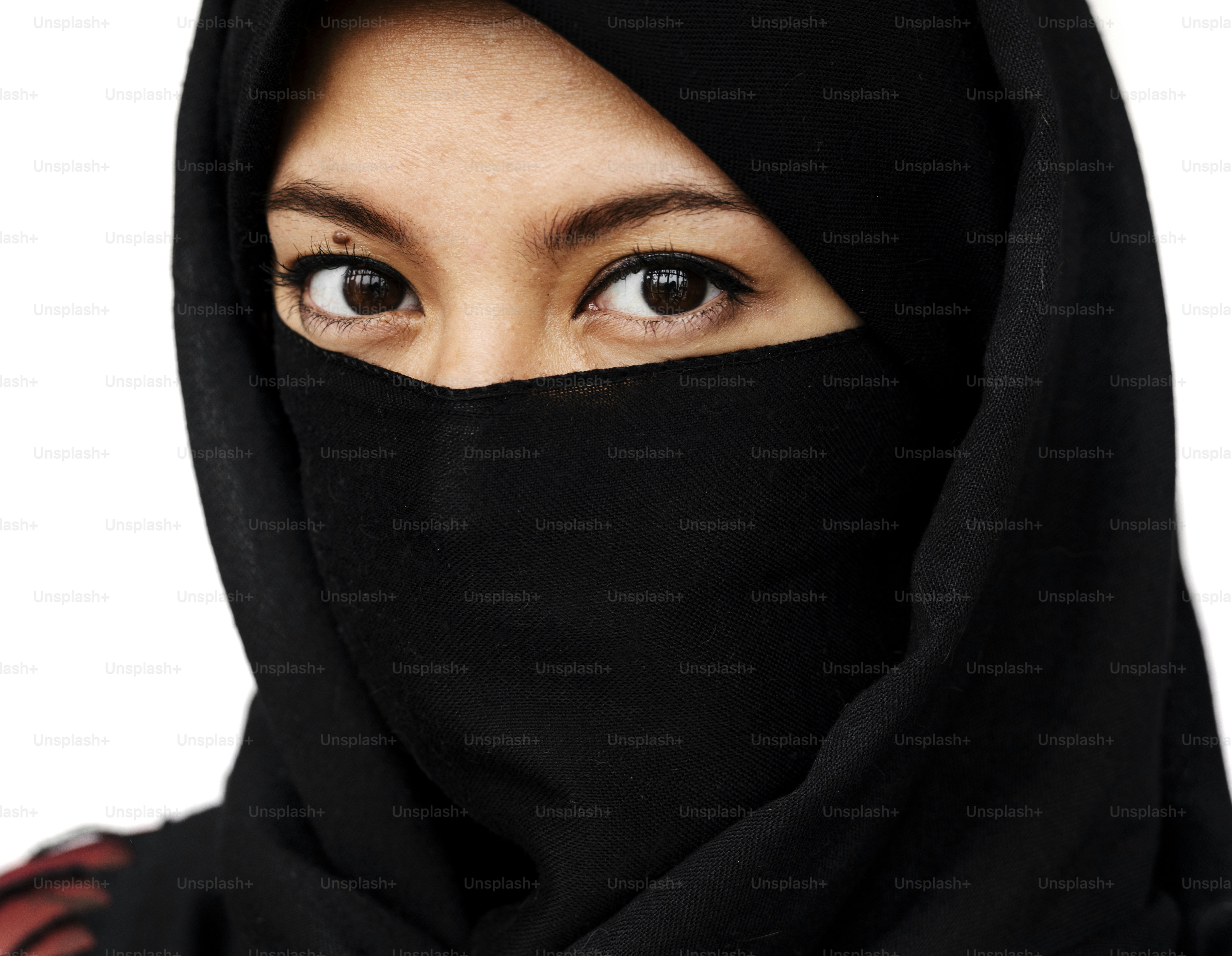 A muslim woman in a shoot